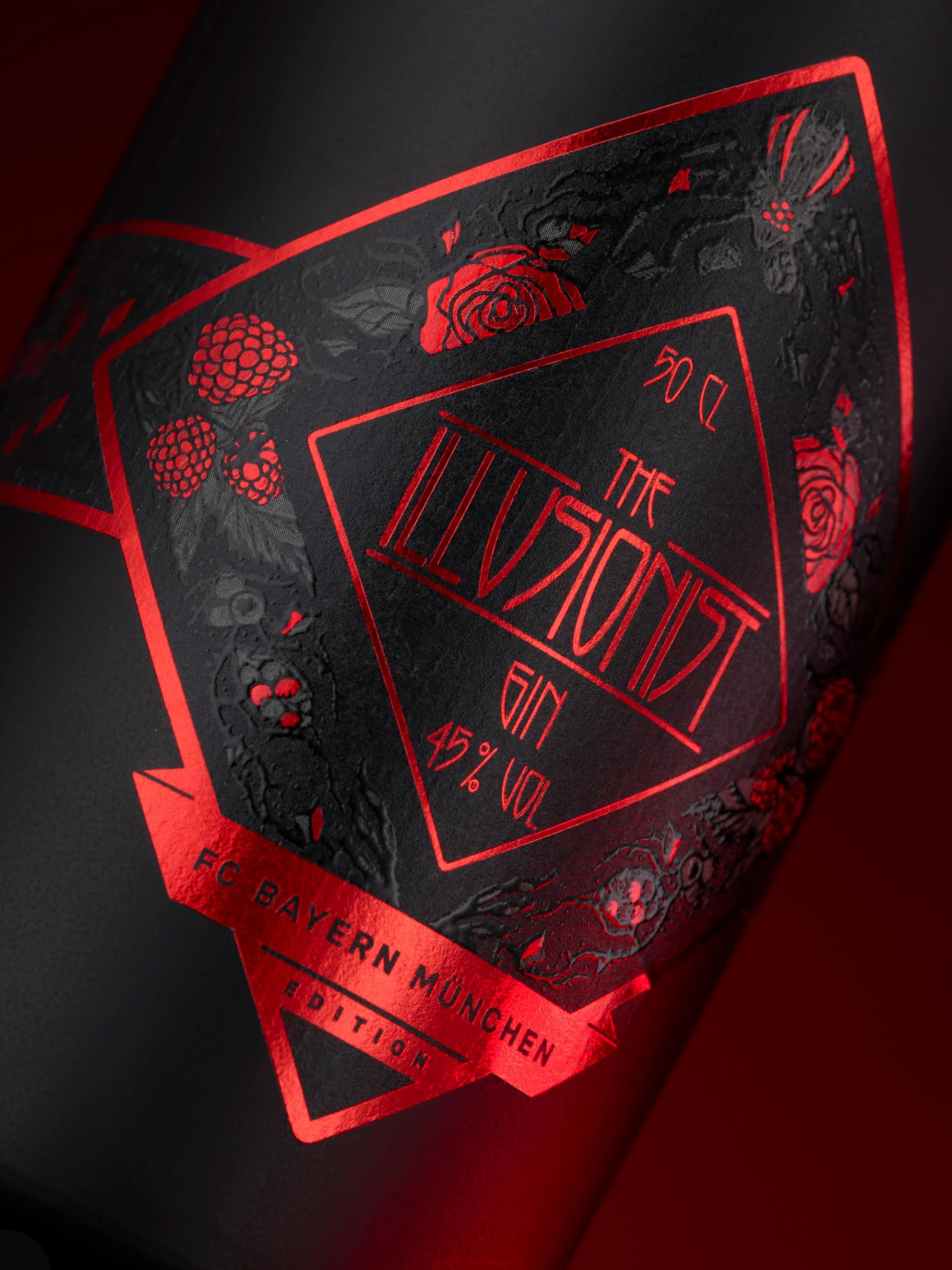 The Illusionist Dry Gin | Der Farbwechsel Gin | 16 Premium Botanicals | Floral & Fruchtig | 45% Vol. | 500ml