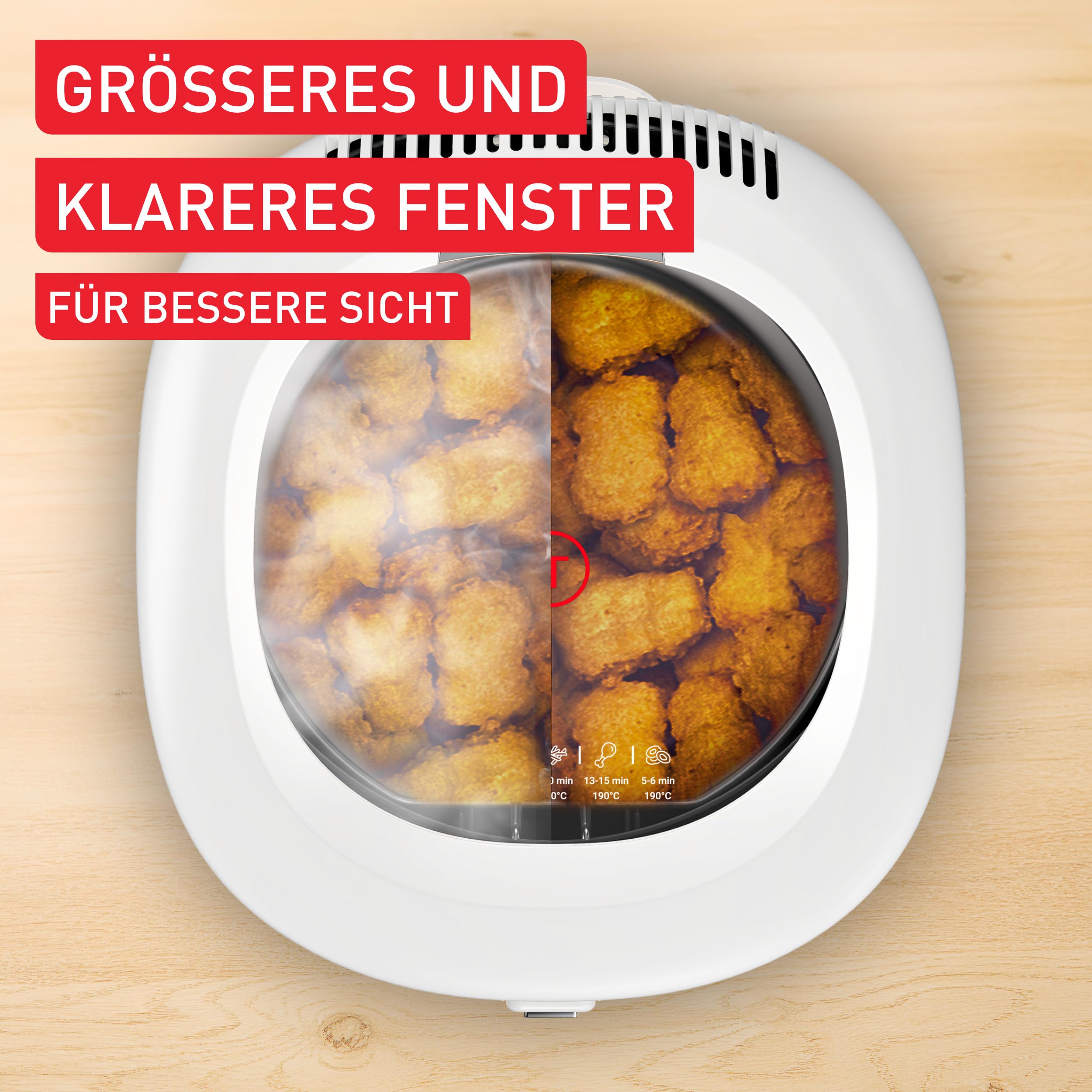 Tefal Oleoclean Pro Fritteuse 3,5L für knusprige Pommes, 2300W Edelstahl Friteuse mit Öl-Filterung, Herausnehmbarer Ölbehälter 1,2kg, Timer & Thermostat, Spülmaschinenfest, Schwarz/Edelstahl