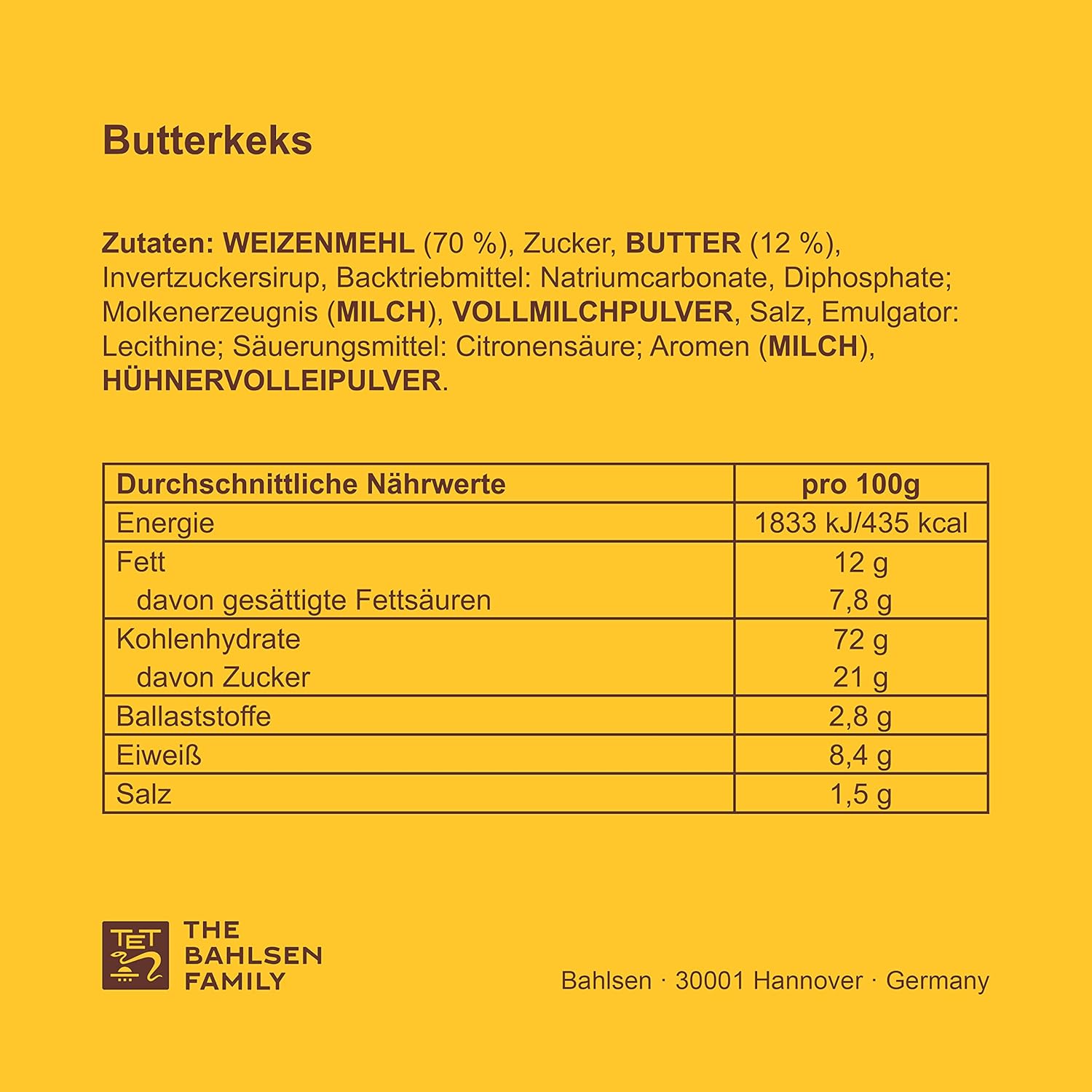 LEIBNIZ Original Butterkeks, 22er Snack Pack, die Nr 1 unter den Butterkeksen, knusprige Kekse in praktischer Großpackung (22 x 50 g), perfekt für unterwegs