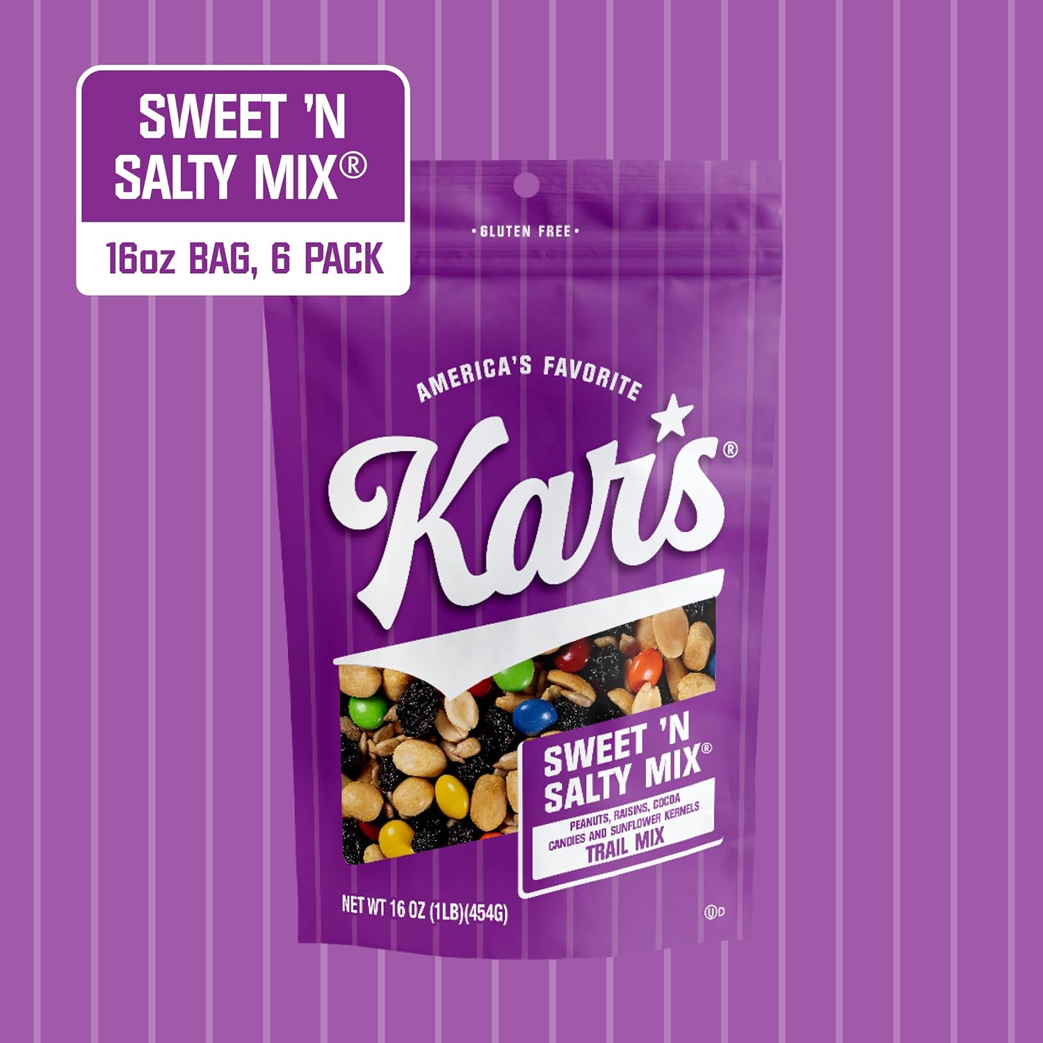 Kar's Nuts Sweet 'N Salty Trail Mix, 2 oz Pouch (Pack of 72), Gluten-Free Trail Mix Snack