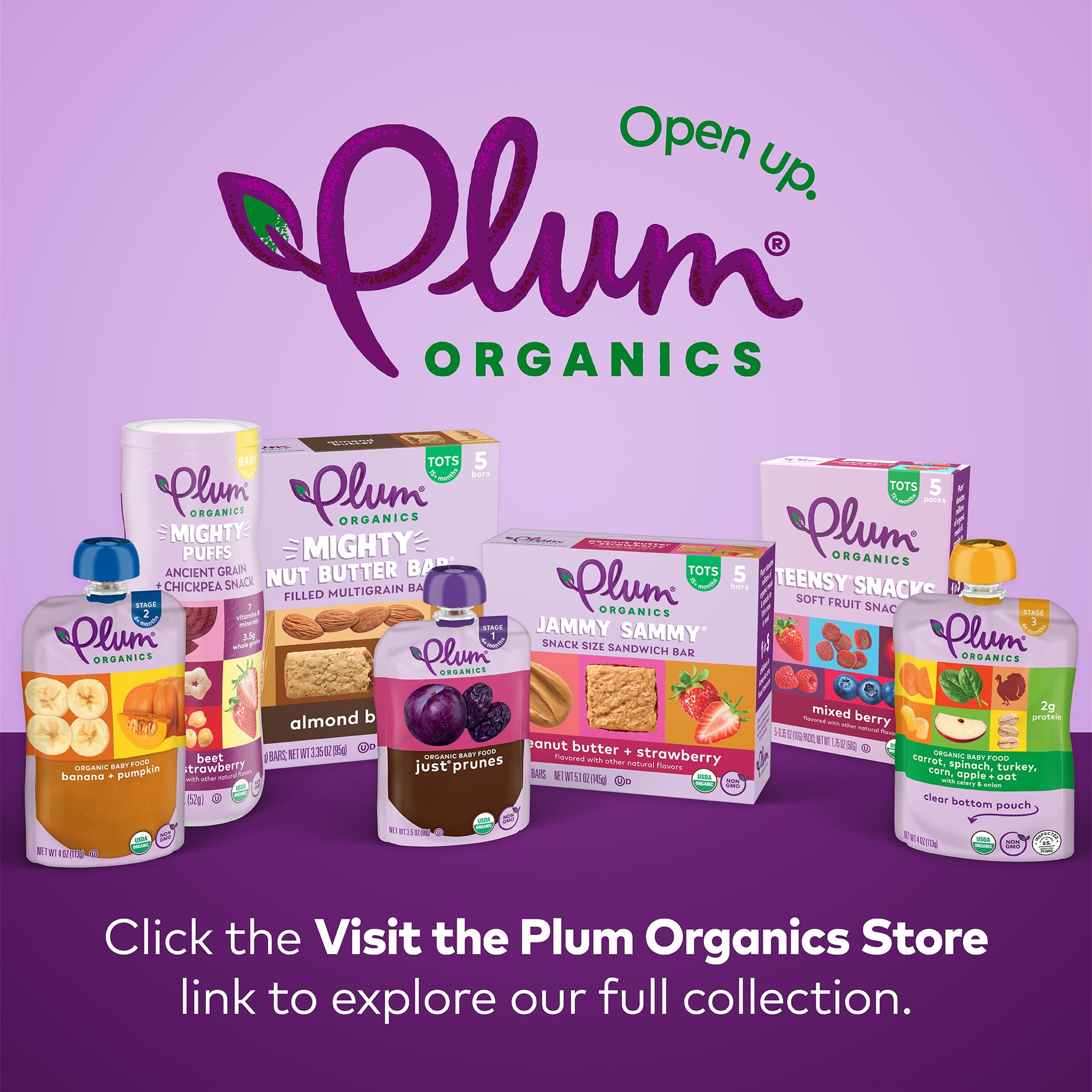 Plum Organics Variety Pack, 12+ Months – Toddler’s Flavor Expedition – Mighty Builder Organic Fruit & Veggie Pouches – 4 oz Pouch, Pack of 18 (Amazon Exclusive)