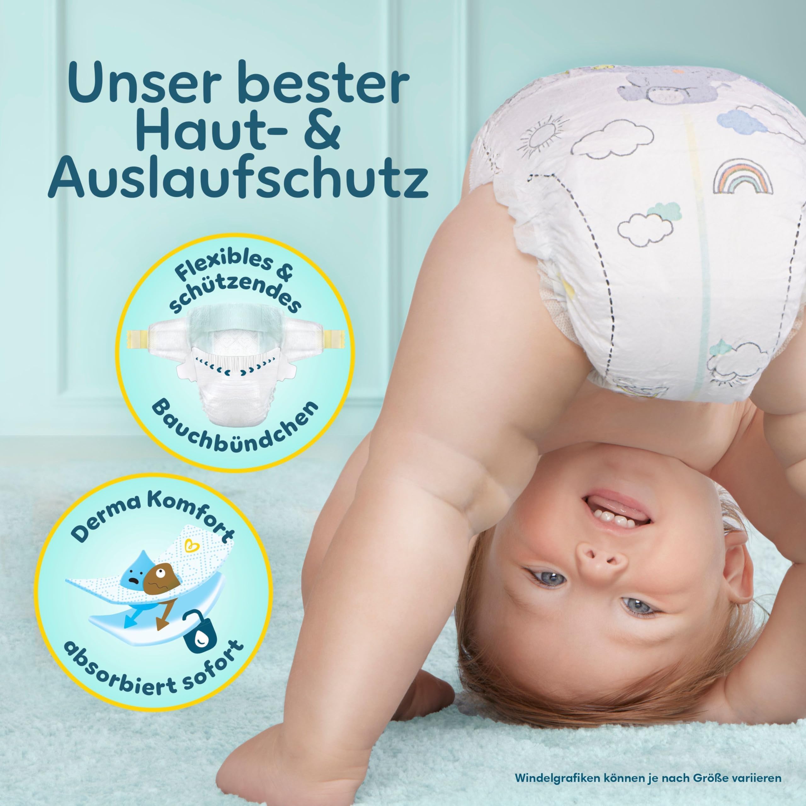 Pampers Premium Protection Größe 5, 152 Windeln, 11kg-16kg, unser Nr. 1 Haut- und Auslaufschutz