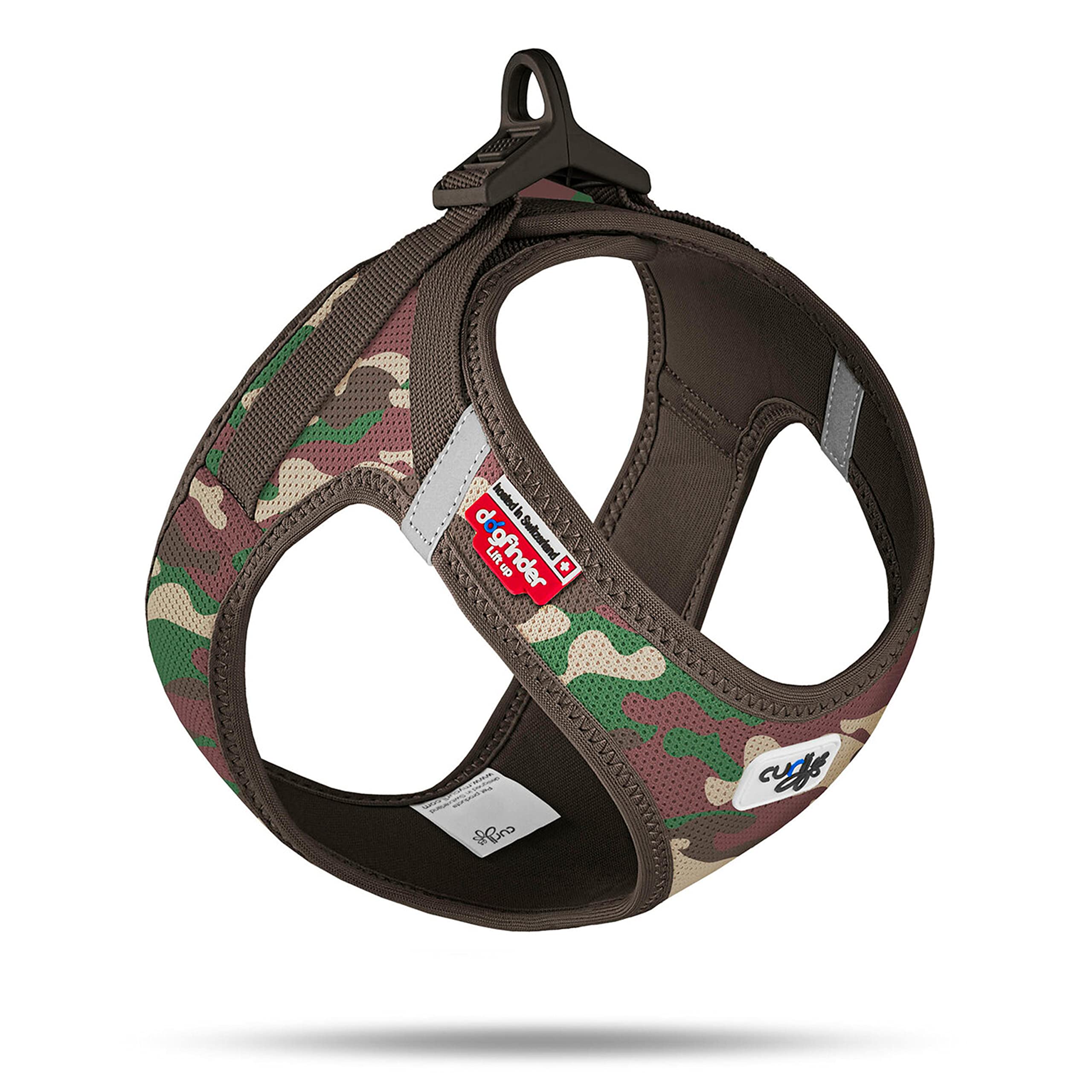 Vest Harness curli Clasp Air-Mesh Black S