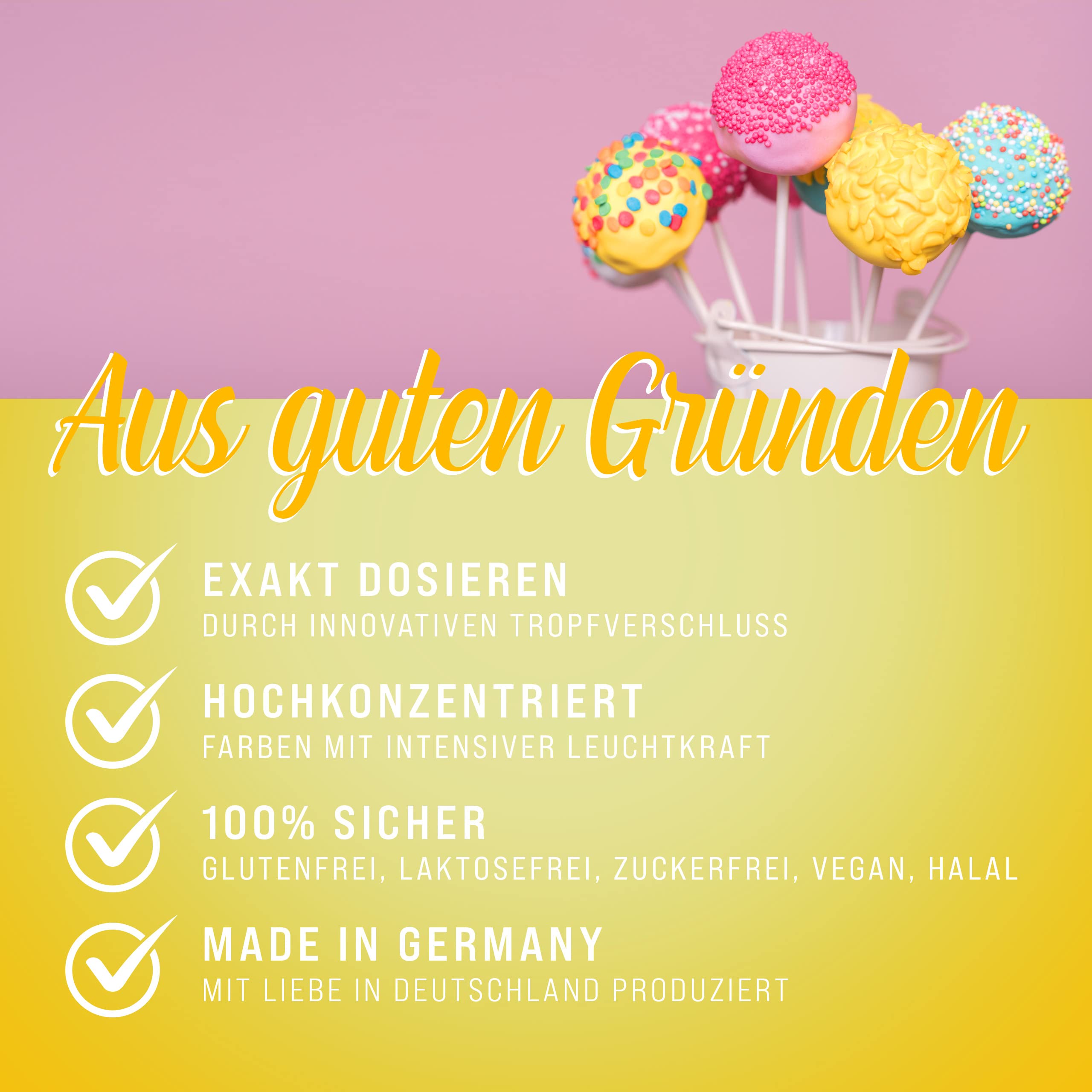 Belissia Lebensmittelfarbe Set – 8x10ml flüssig & hochkonzentriert – Lebensmittelechte Speisefarbe zum Backen, Kochen, Fondant & DIY - vegan, stark färbend, geschmacksneutral
