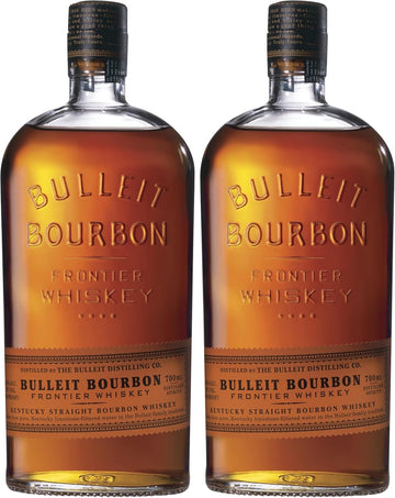 Bulleit Bourbon Frontier, American High Rye Whiskey, Geschenkempfehlung für Freunde & die Liebsten, handverlesene Kentucky Tradition, 45% vol, 700ml Einzelflasche