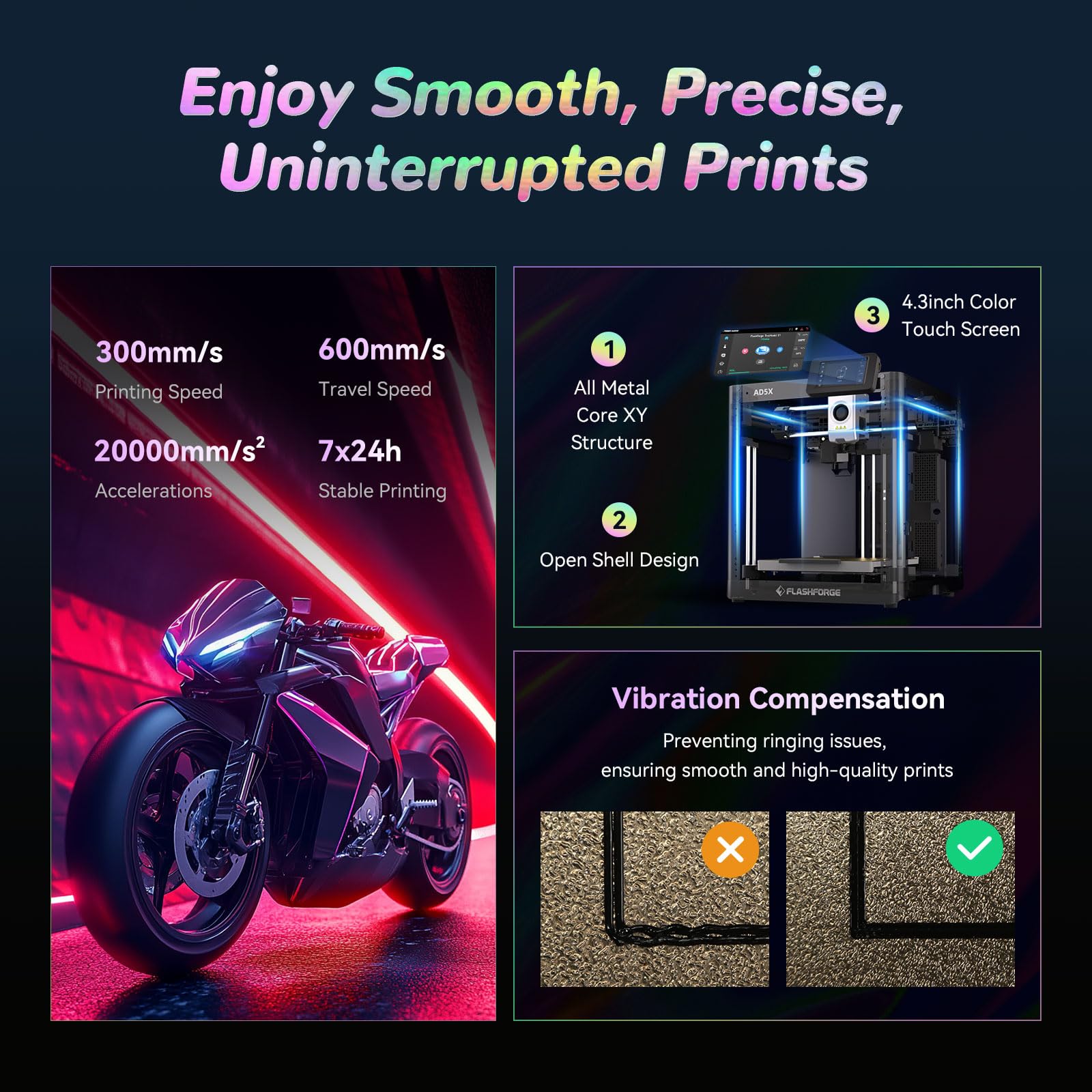 FLASHFORGE Adventurer 5M 3D Printer
