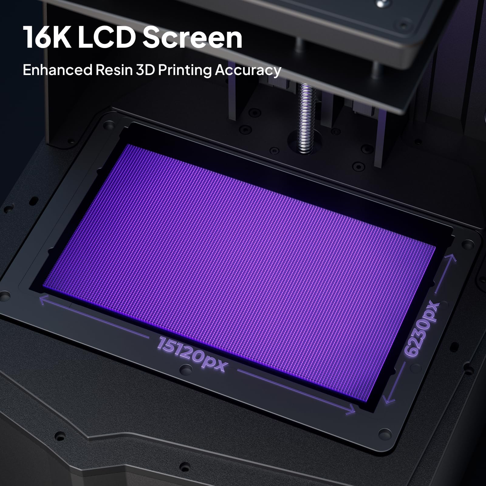 ELEGOO Saturn 4 Ultra 16K Resin 3D Printer with 10" 16K Mono LCD and Flip-up Lid, Smart Tank Heating at 30 °C, 150mm/h High Speed Printing, Large Printing Size of 8.33 × 4.66 × 8.66 Inches
