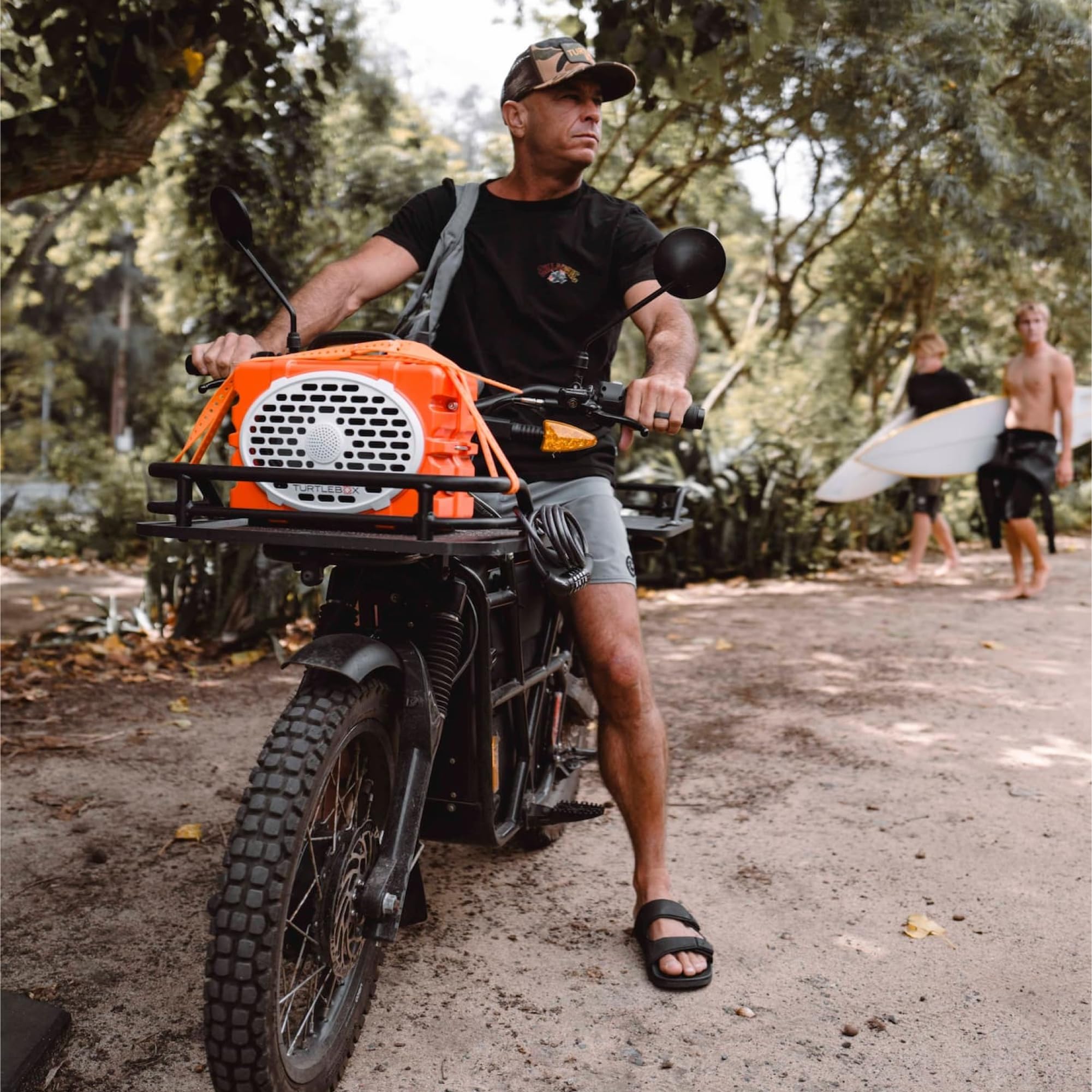 Turtlebox Original Gen 3: Portable Outdoor Bluetooth Speaker – Ultra-Loud (120dB), Waterproof (IP67), Rugged, Impact-Resistant, 3-Day Battery | Party Mode: Unlimited Pairing for Stereo Sound, Tan