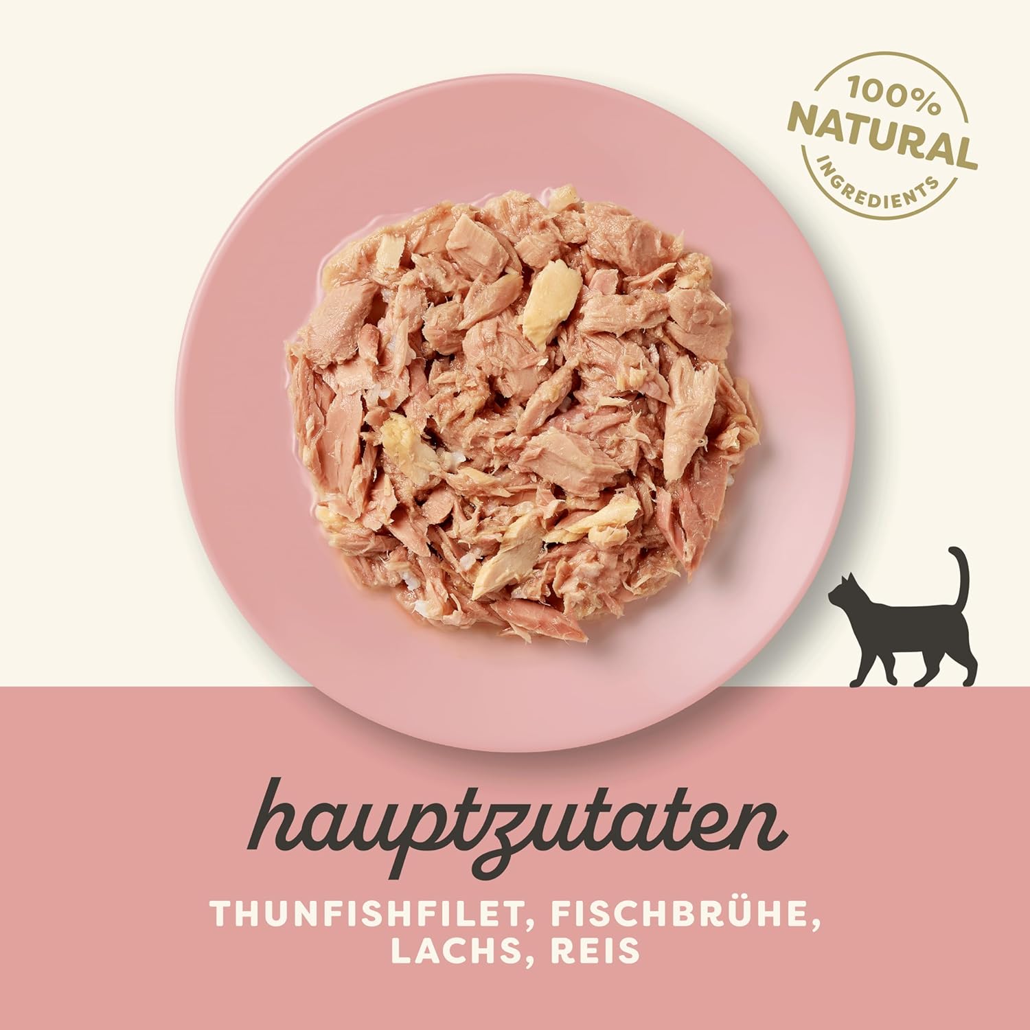 Applaws 100% Natural Thunfischfilet Nassfutter in Brühe für ausgewachsene Katzen - 24 x 70g Dosen