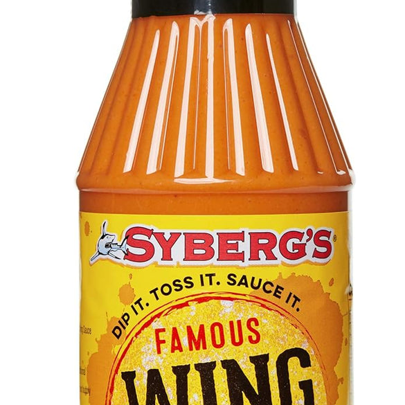 Syberg's 'Home of the Best Wings in St. Louis' | Famous Wing Sauce | 16 Fl Oz/473 ml