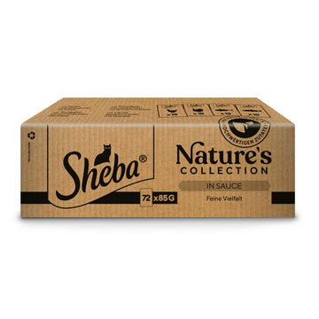 Sheba Selection Katzen Nassfutter im Portionsbeutel Geflügel Variation in Sauce Multipack 120x85g