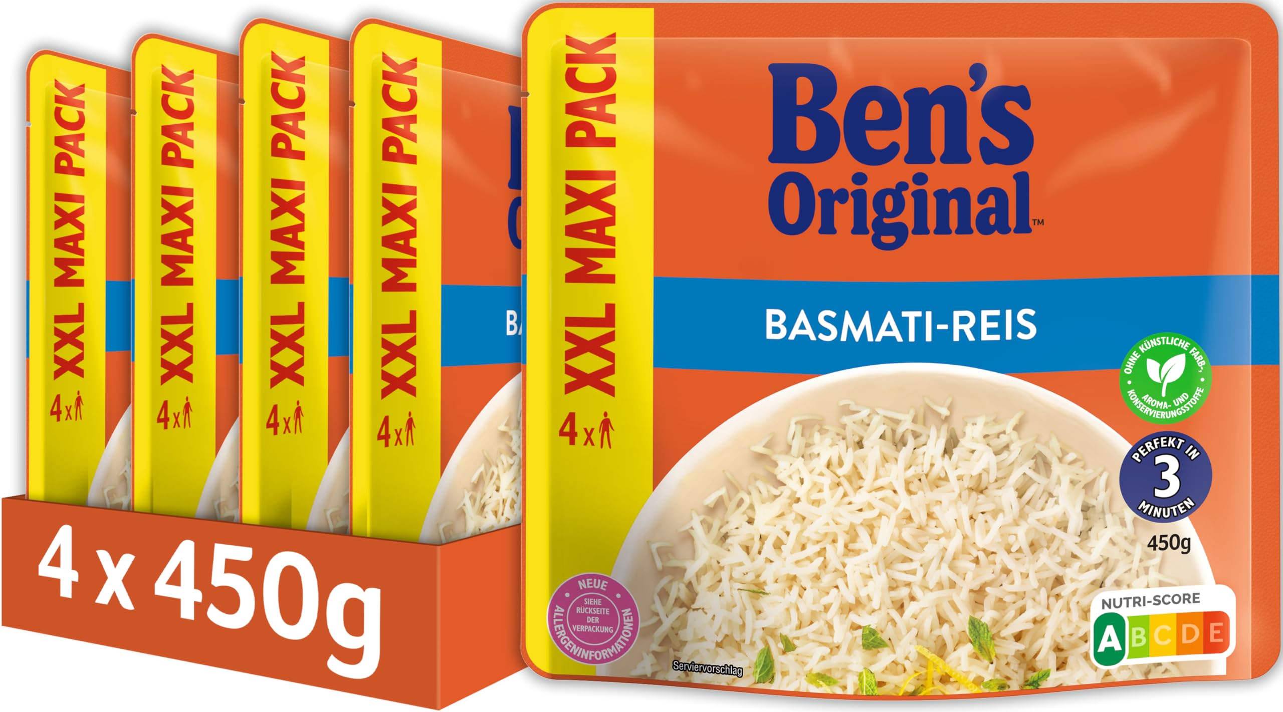 BEN'S ORIGINAL™ Express Reis Basmati 6 x 220g