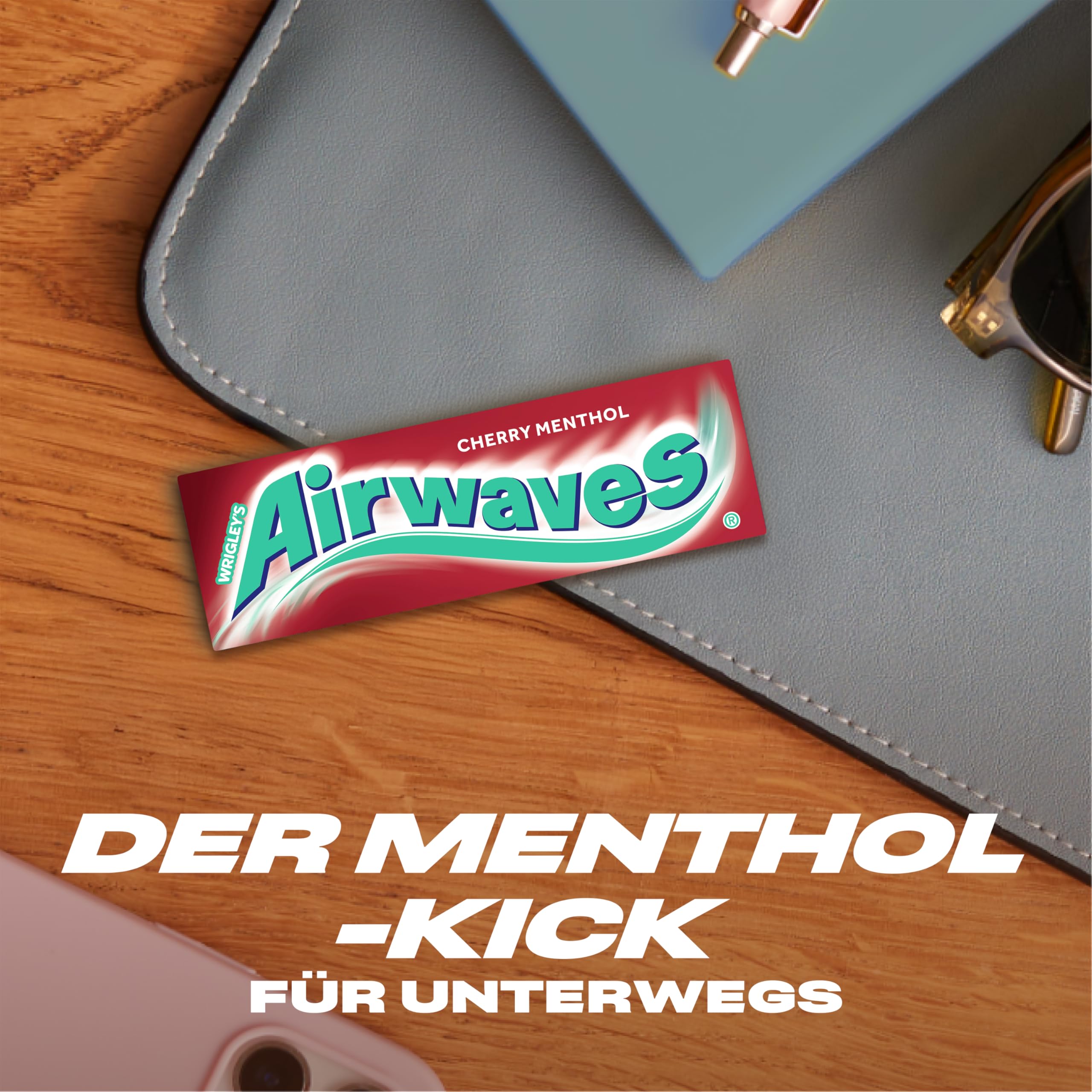 Airwaves Kaugummi Zuckerfrei, Strong, 30 x 10 Dragees, Großpackung Chewing Gum, Mit Natürlichem Menthol, Kaugummi ohne Zucker mit Minz Frische (300 Dragees)