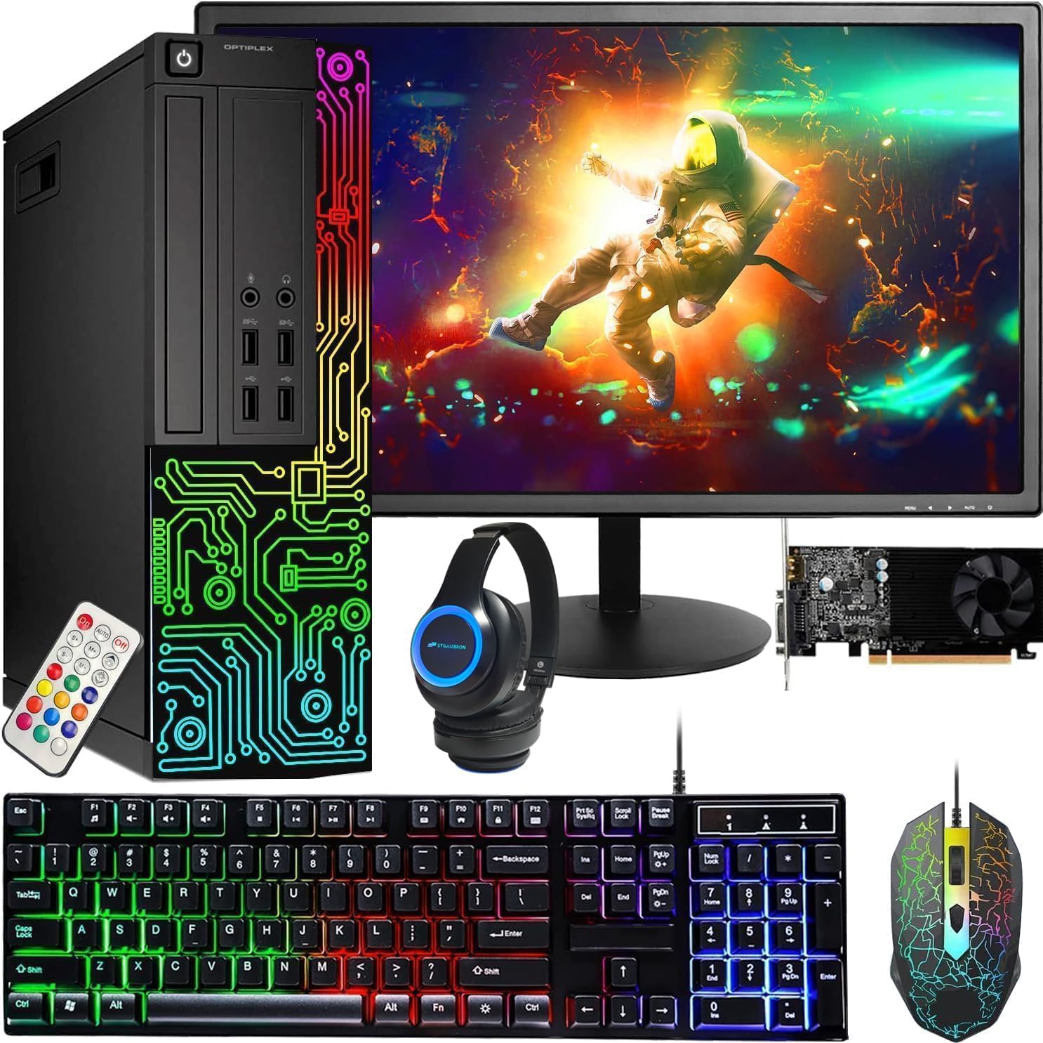 Dell Optiplex 7050 SFF Desktop PC Intel i7-7700 4-Cores 3.60GHz 32GB DDR4 1TB SSD WiFi BT HDMI Duel Monitor Support Windows 11 Pro Excellent Condition(Renewed)