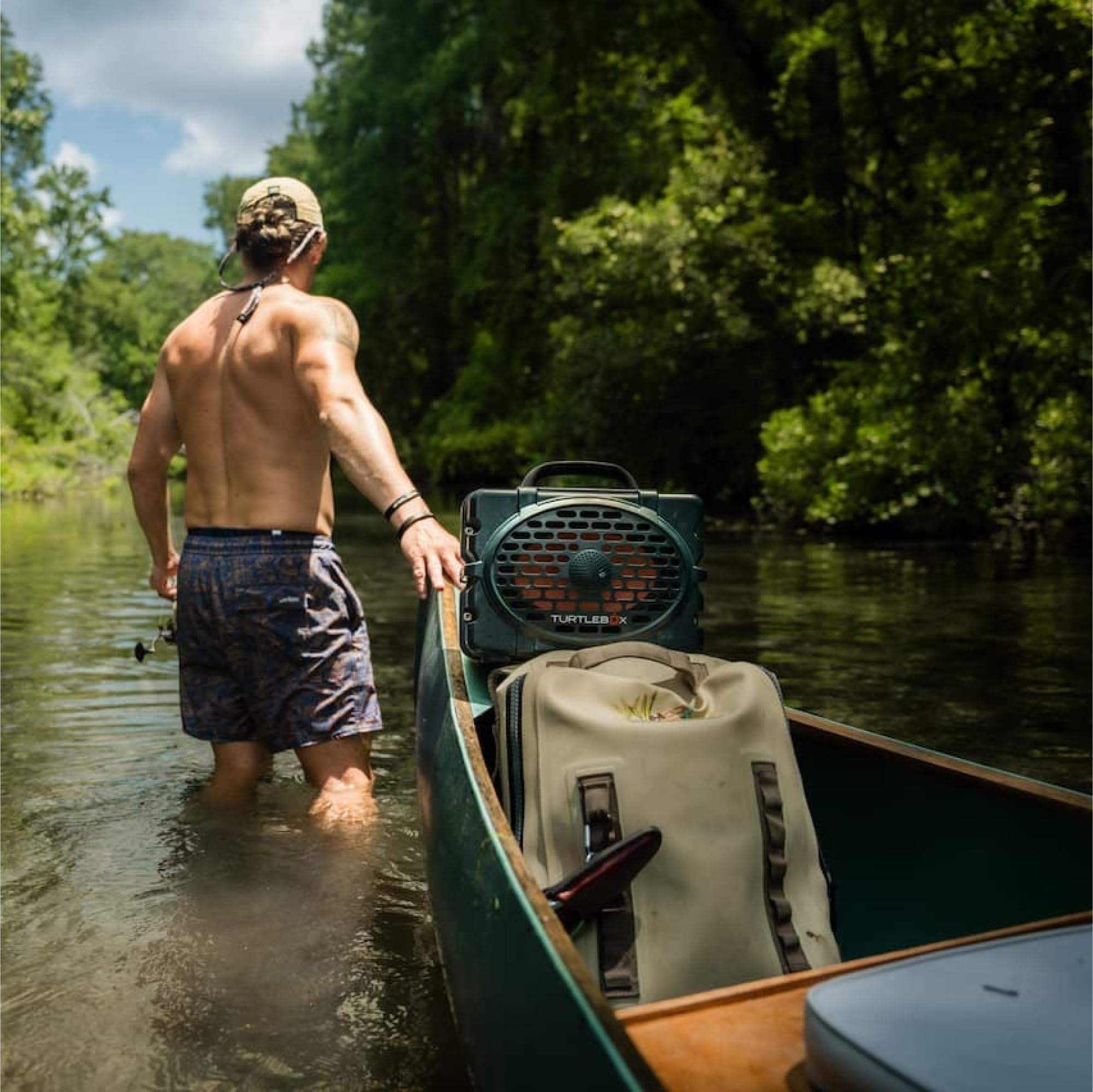 Turtlebox Original Gen 3: Portable Outdoor Bluetooth Speaker – Ultra-Loud (120dB), Waterproof (IP67), Rugged, Impact-Resistant, 3-Day Battery | Party Mode: Unlimited Pairing for Stereo Sound, Tan