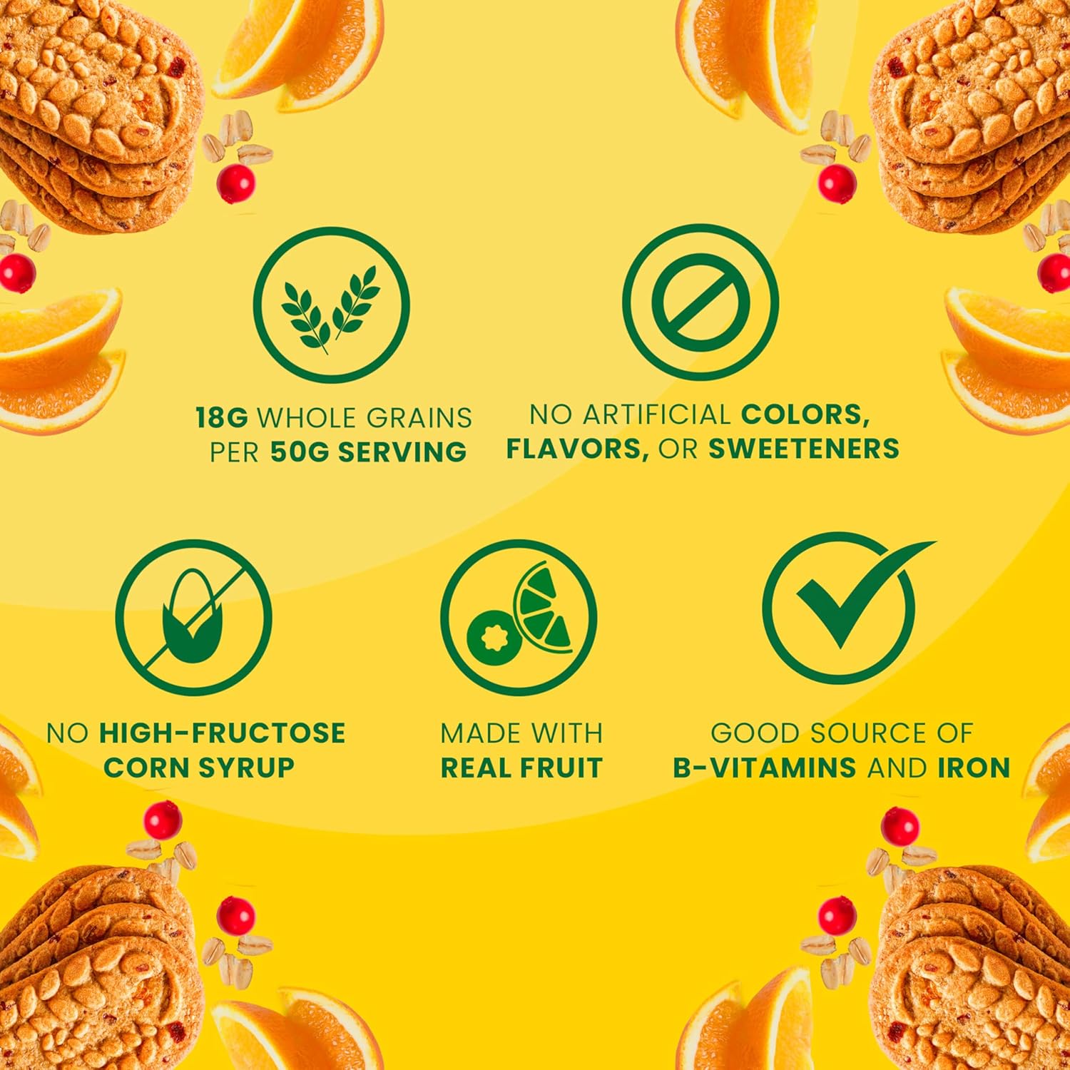belVita Breakfast Biscuits, Cranberry Orange, 30 Total Packs, 6 Boxes (4 Biscuits Per Pack)