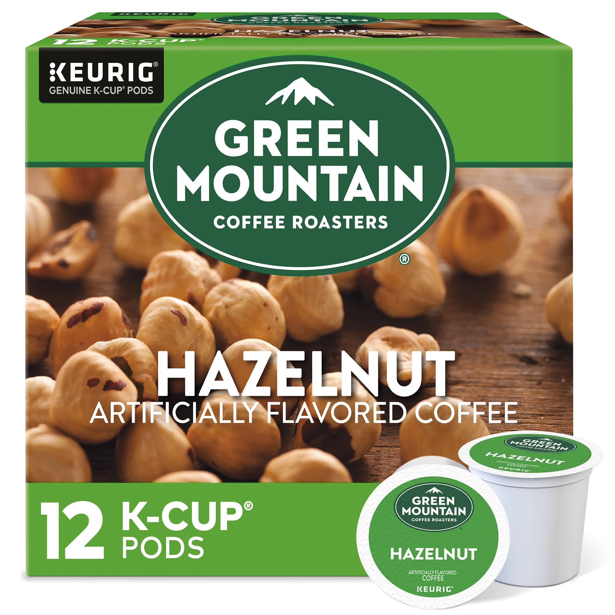 Green Mountain Coffee Roasters Caramel Vanilla Cream Keurig Single-Serve K-Cup pods, Light Roast Coffee, 72 Count