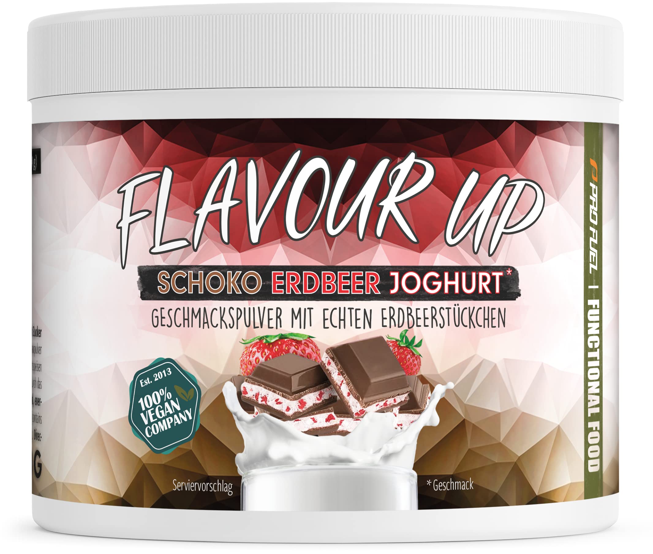Geschmackspulver MIX PACK mit 8x30g Proben, 8 unglaublich leckere Flavours, nur 8-14 kcal pro Portion, Aroma & angenehme Süße, vielseitig einsetzbar für Lebensmittel & Getränke, FLAVOUR UP