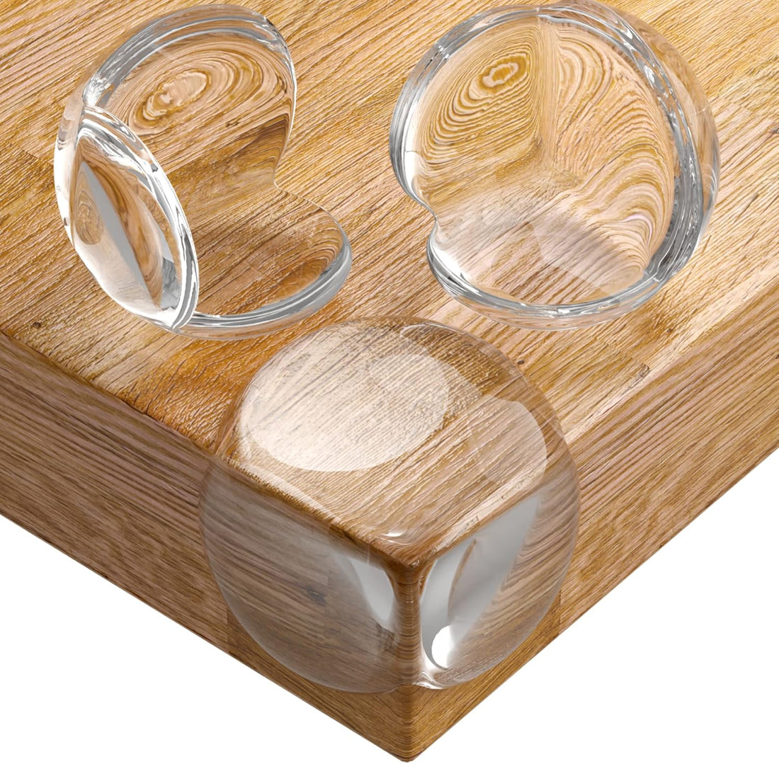 Eckenschutz und Kantenschutz für Baby & Kinder - Tisch und Möbel Ecken, Tischeckenschutz und Stoßschutz für Babysicherung und Kindersicherung, Transparent Eckschutz (12 Stück)