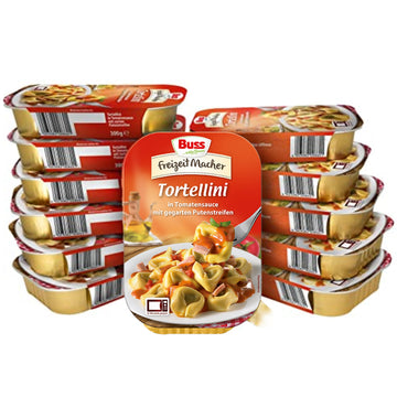 Buss Freizeitmacher Traditioneller Grünkohl Eintopf mit Kartoffeln und Mettenden - Fertiggerichte zum Aufwärmen in Mikrowelle & Topf - Schnell & Einfach Zubereitet - 12 x 300g