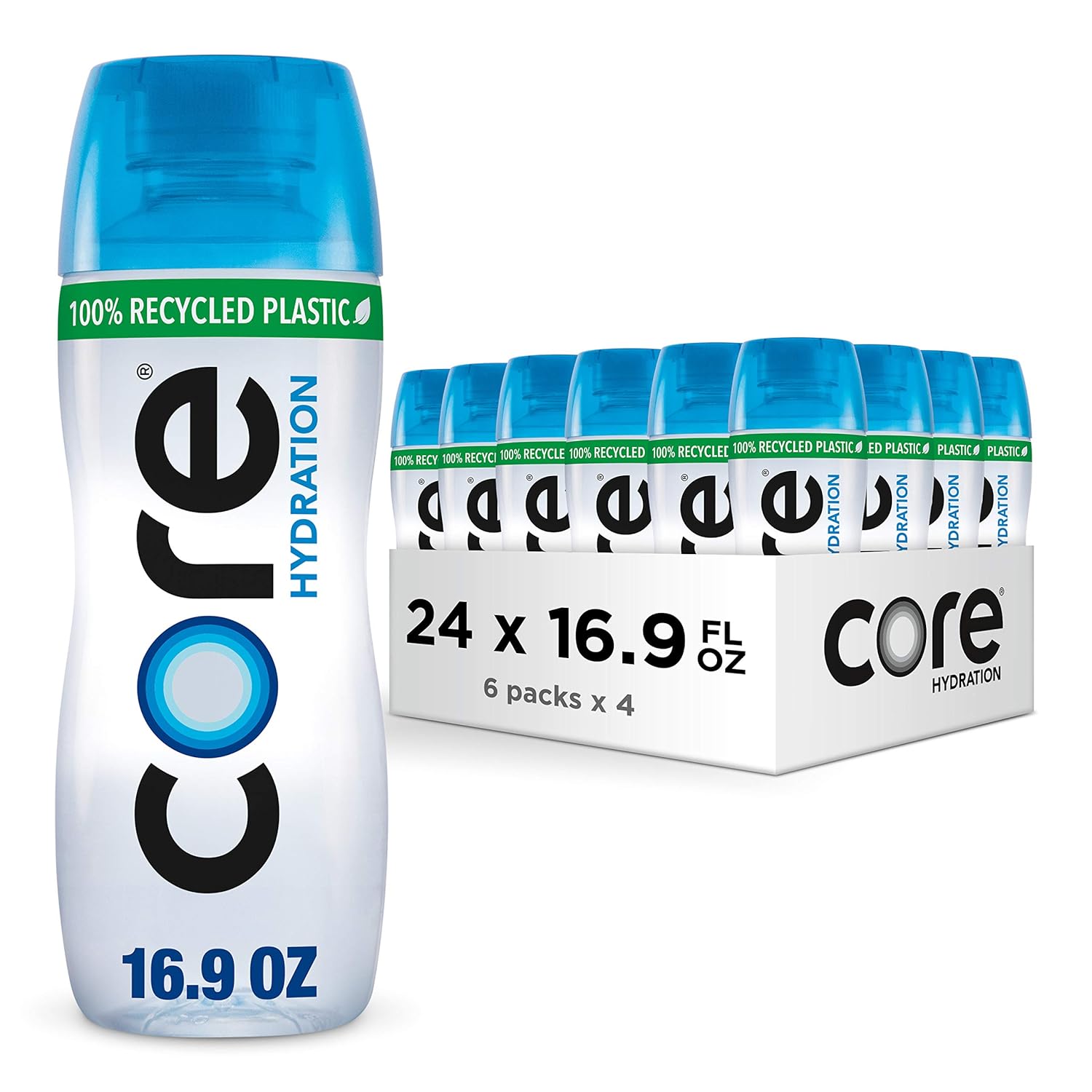 Core Hydration Perfectly Balanced Water, 0.5 L bottles, 24 Count (4 Packs of 6)