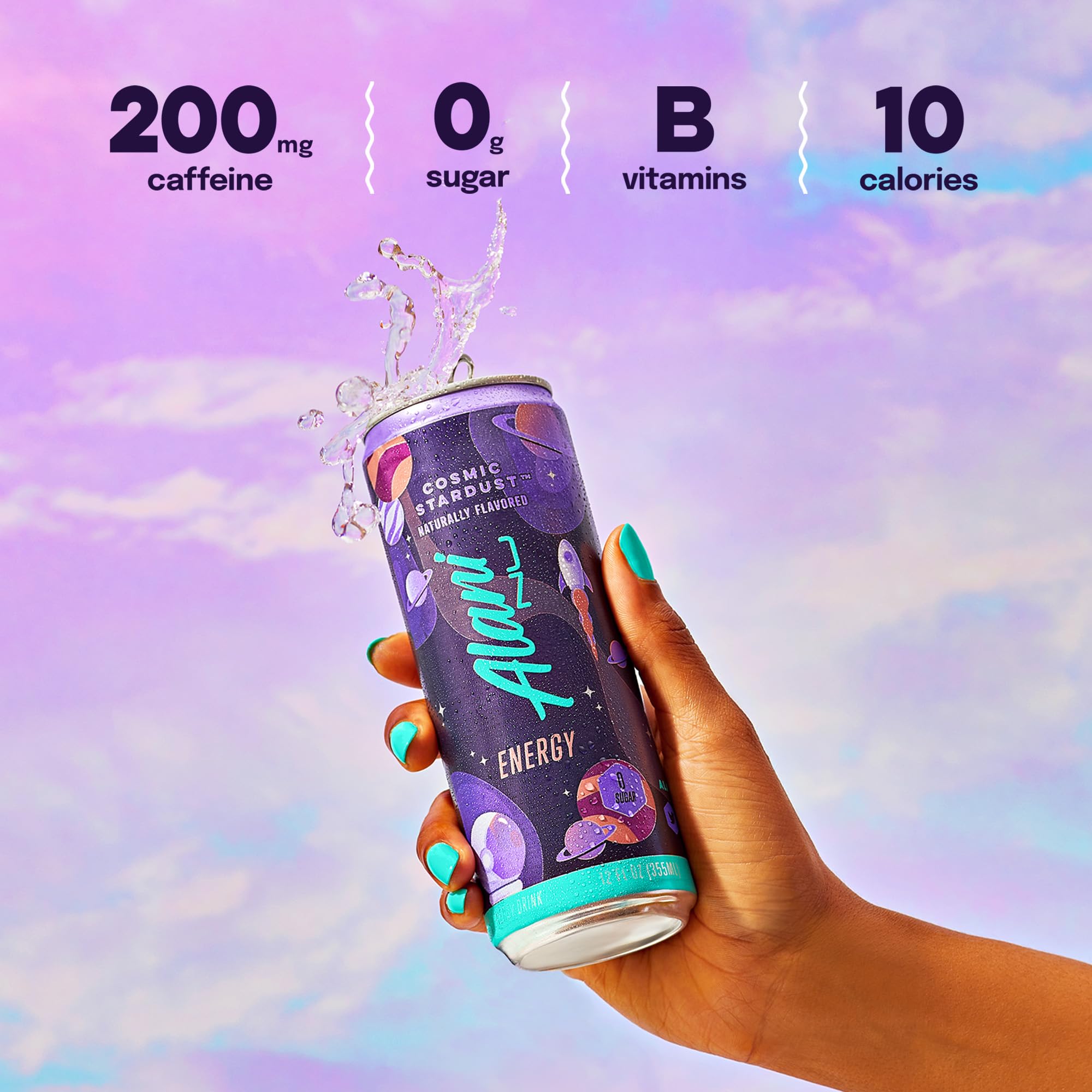 Alani Nu CHERRY TWIST Sugar Free, Low Calorie Energy Drinks, 200mg Caffeine, Biotin B Vitamins, Zero Sugar, 15 Calories, 12 Fl Oz Cans, 12 Pack0