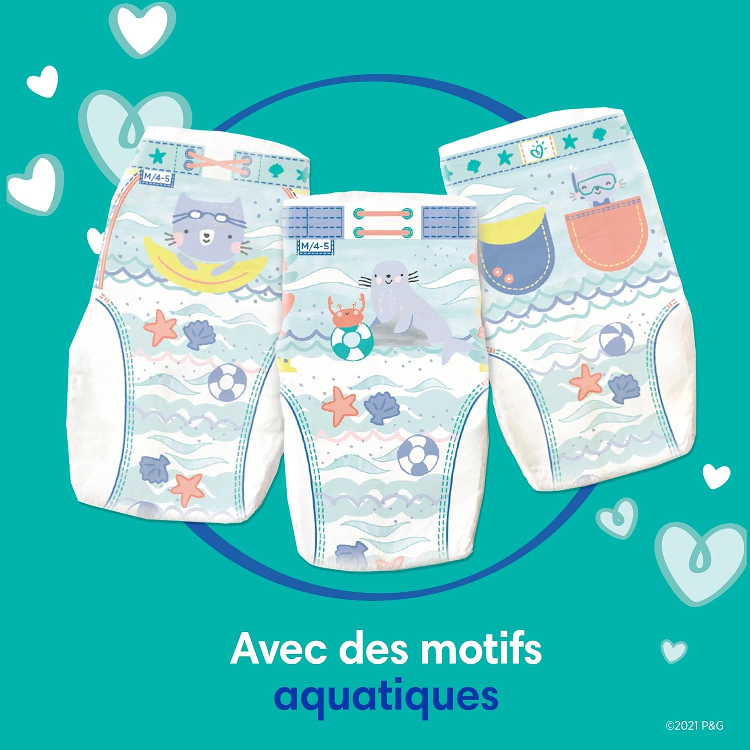 Pampers Splashers Baby Shark Limited Edition 4-5, 11, 9kg-15kg, Einweg-Schwimmwindeln, für sicheren Schutz im Wasser