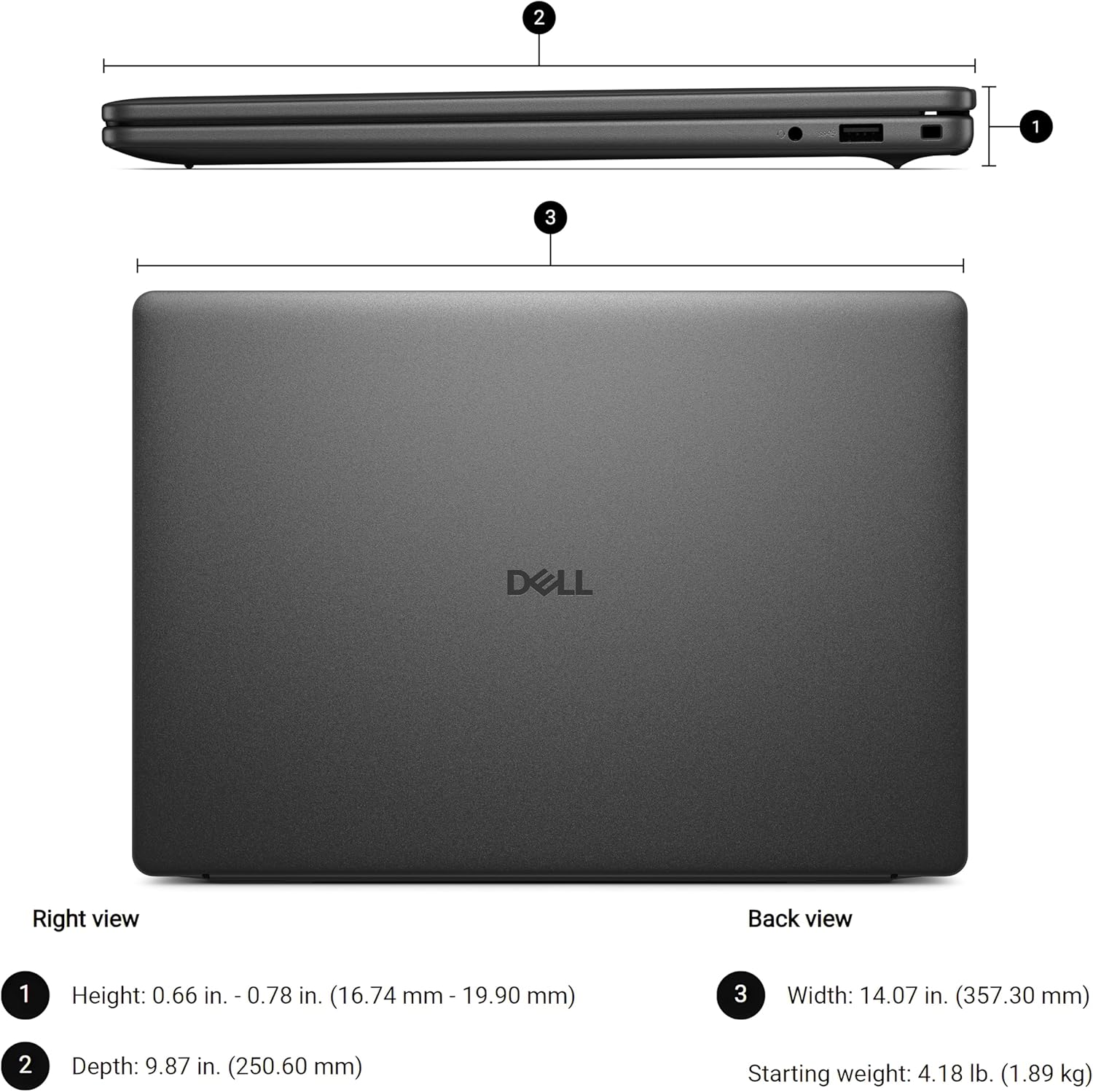 Dell Business Laptop Computer 2026, 16" FHD+ Touchscreen, AMD Ryzen 7 170 (8-Core, up to 5.1GHz), 32GB DDR5, 1TB SSD, Portable Office Professionals, Fast Charge, Backlit KB, Windows 11 Home, Black