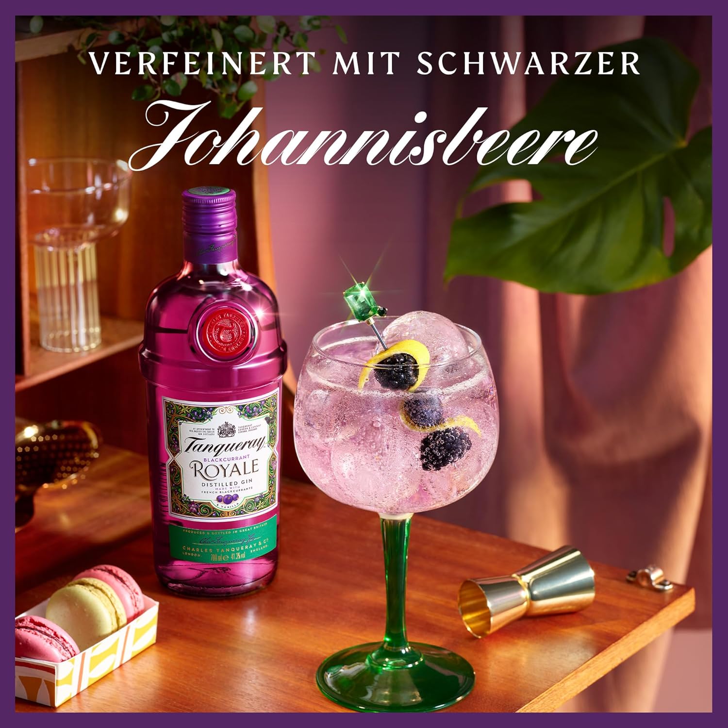 Tanqueray London Dry Gin | aromatischer Gin | 4-fach destilliert auf englischem Boden | 43,1% vol | 1000ml Einzelflasche