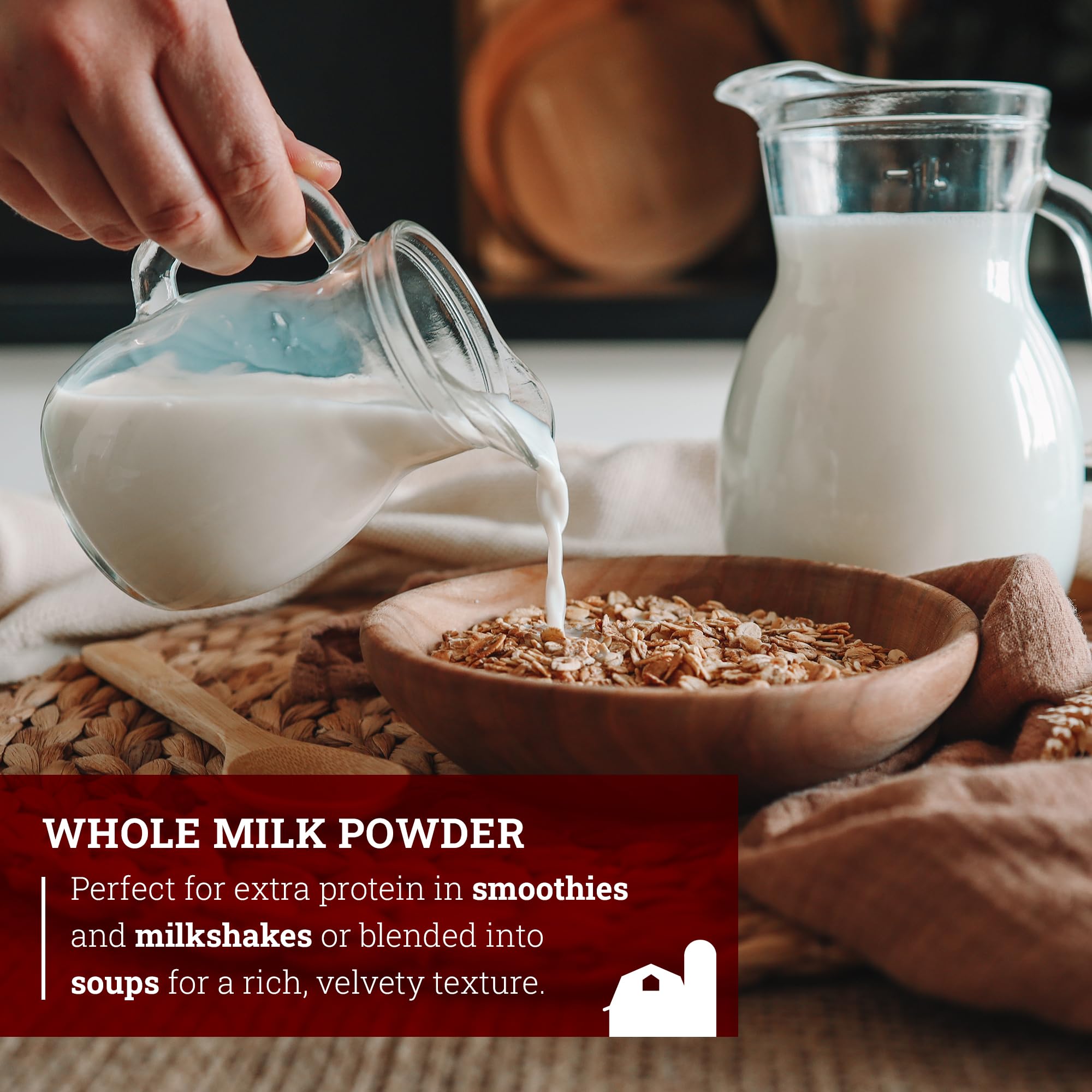 Hoosier Hill Farm Whole Milk Powder, 6LB (Pack of 1)