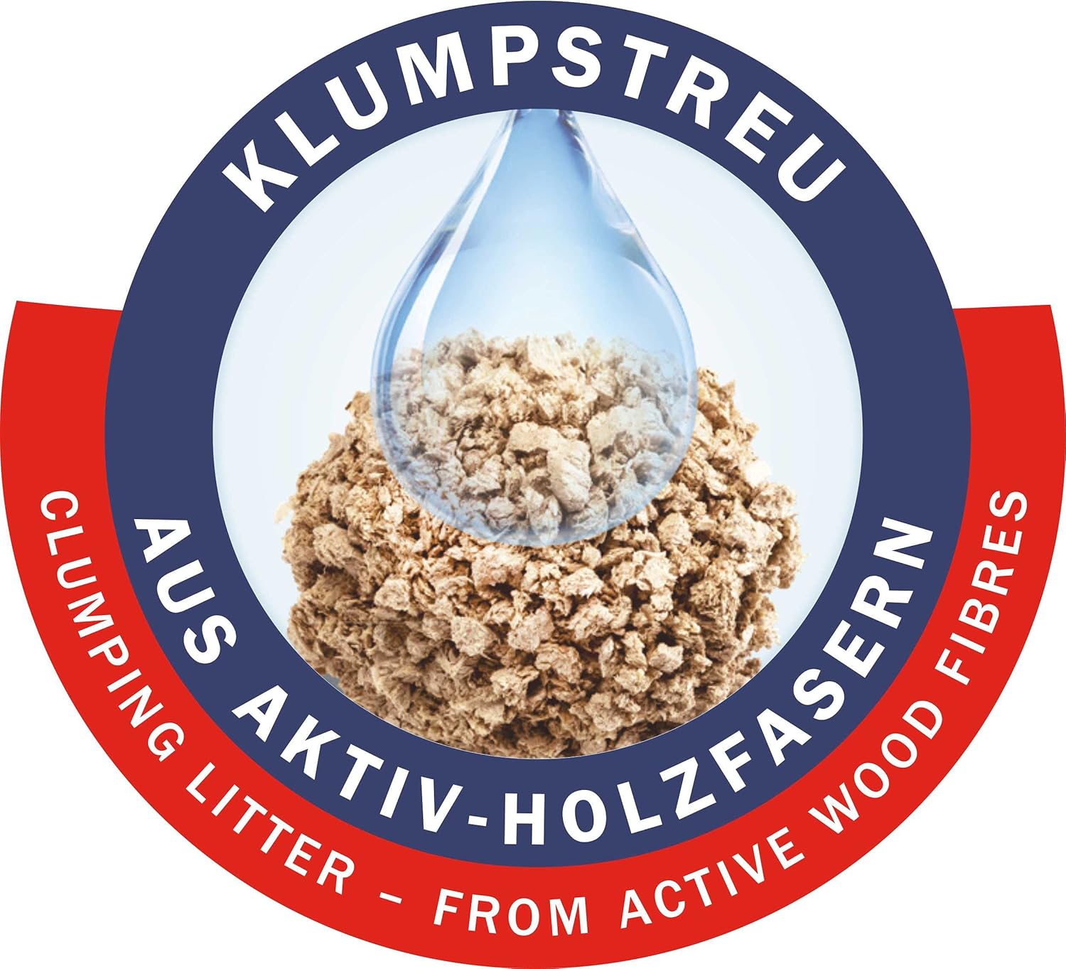 Cat’s Best Original Katzenstreu, 100% pflanzliches Katzenklumpstreu mit maximaler Saugfähigkeit – bekämpft Gerüche natürlich und aktiv, 8,6 kg/20 l (Verpackung kann variieren)