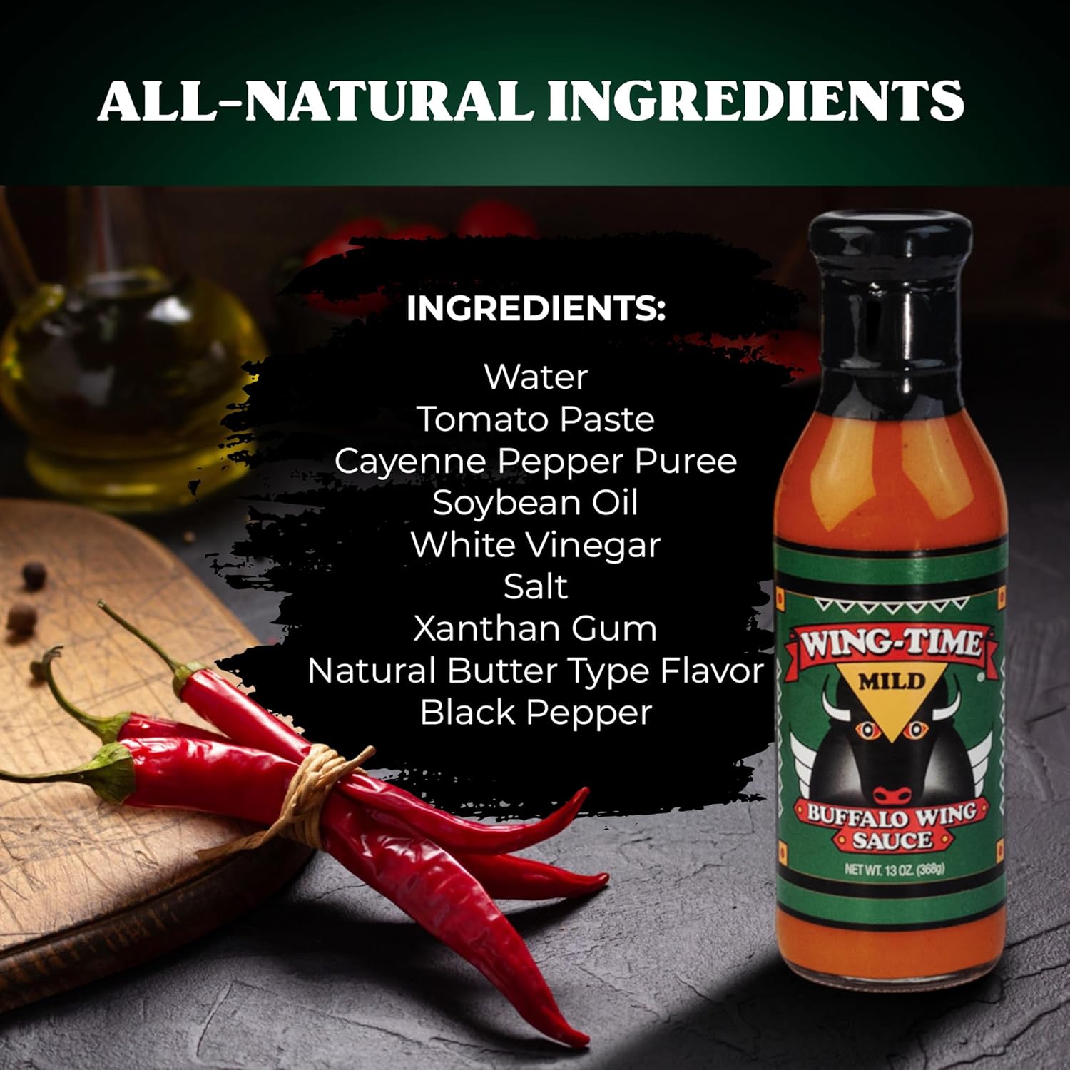 Wing -Time Buffalo Wing Sauce Mild (3)