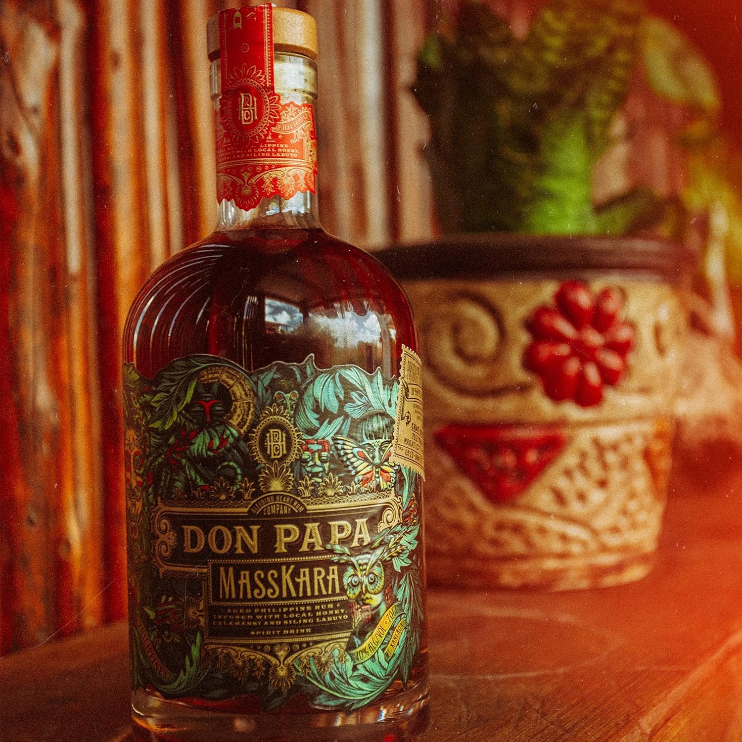 Don Papa Masskara | Rumbasis mit exotischen, philippinischen Früchten und Honig verfeinert | 700ML