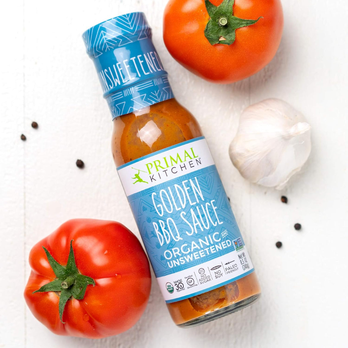 Primal Kitchen Organic Original BBQ, Golden BBQ & Steak Sauce 3-Pack, Made with Real Ingredients, No Cane Sugar or Corn Syrup