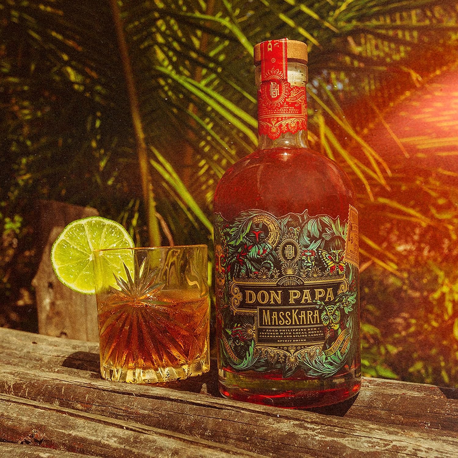 Don Papa Masskara | Rumbasis mit exotischen, philippinischen Früchten und Honig verfeinert | 700ML