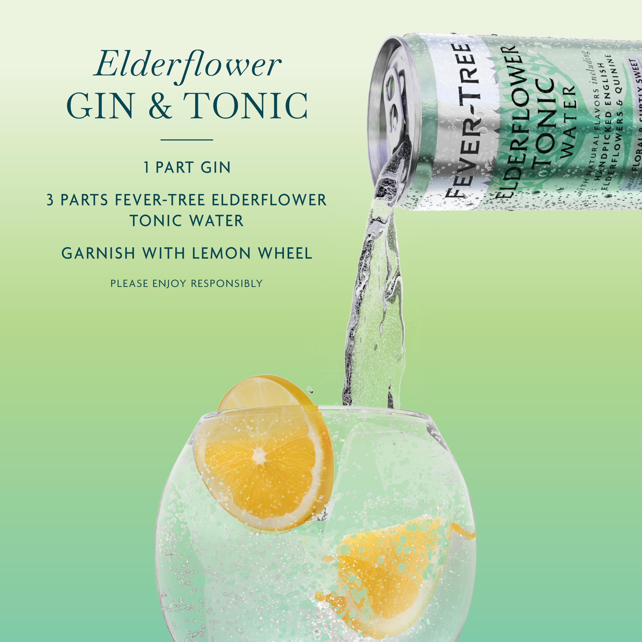 Fever Tree Tonic Water - Premium Quality Mixer - Refreshing Beverage for Cocktails & Mocktails. Naturally Sourced Ingredients, No Artificial Sweeteners or Colors - 150 ML Cans - Pack of 24