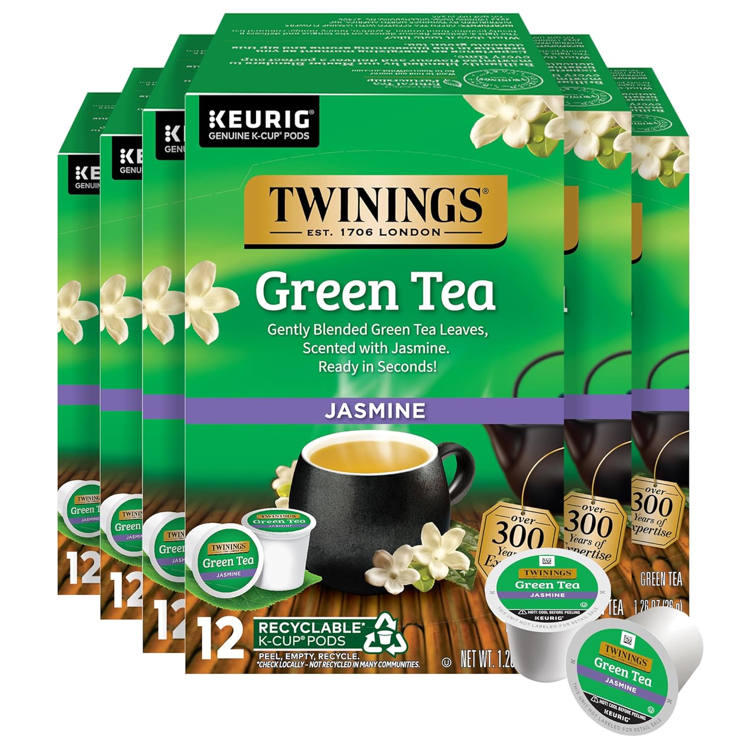 Twinings English Breakfast Black Tea K-Cup Pods for Keurig, 24 Count (Pack of 1), Smooth, Flavourful, Robust, Caffeinated, Enjoy Hot or Iced