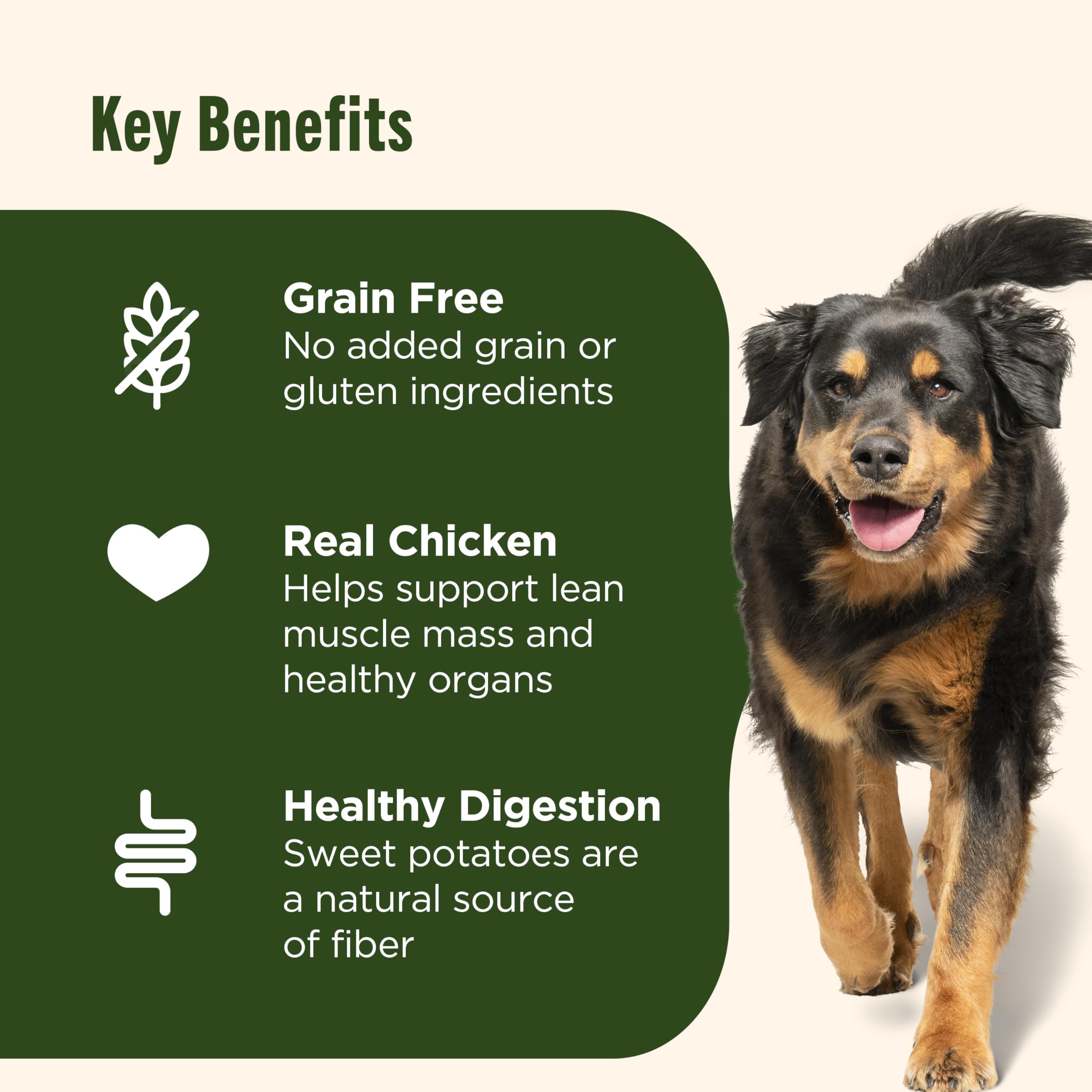 Nutrish Grain Free Chicken & Sweet Potato Recipe Dry Dog Food, 13 lb. Bag, Packaging May Vary (Rachael Ray)