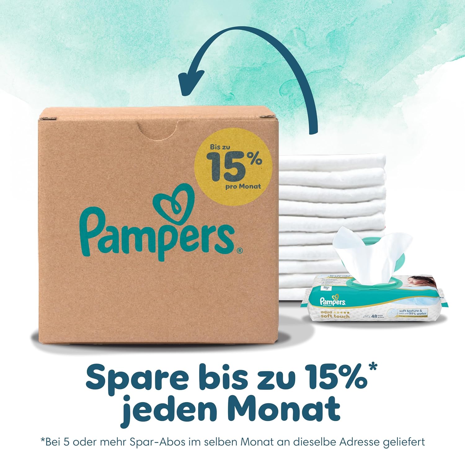 Pampers Harmonie Windeln Größe 5, 152 Windeln, 11kg-16kg, sanfter Hautschutz mit 100Prozent Pampers Schutz