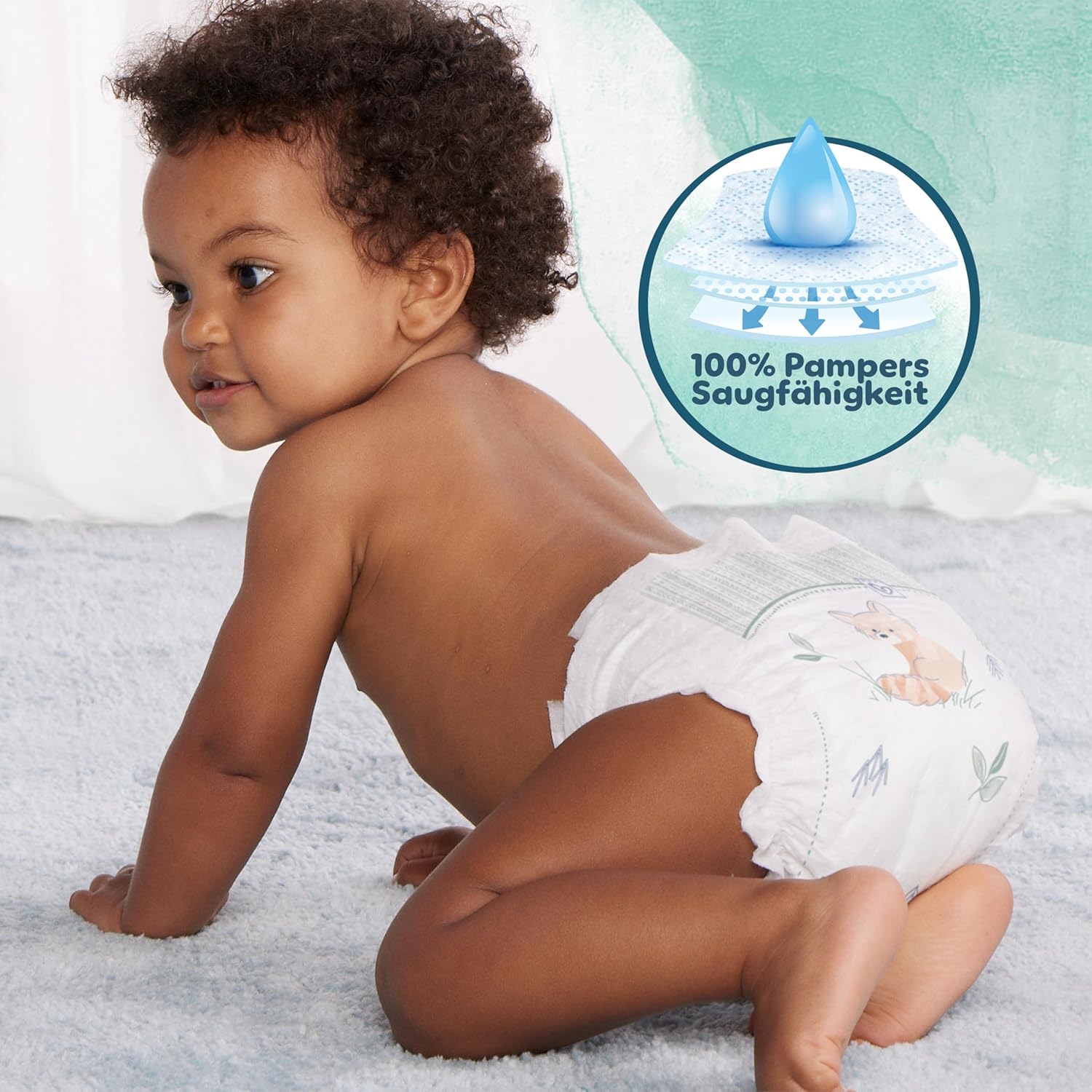 Pampers Harmonie Windeln Größe 5, 152 Windeln, 11kg-16kg, sanfter Hautschutz mit 100Prozent Pampers Schutz