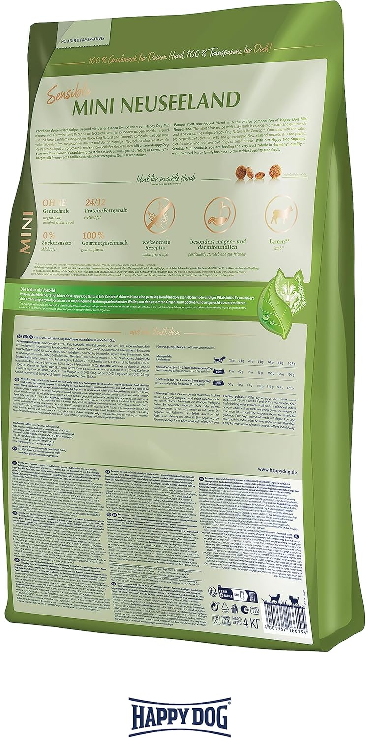 Happy Dog Sensible Mini Montana 4 kg