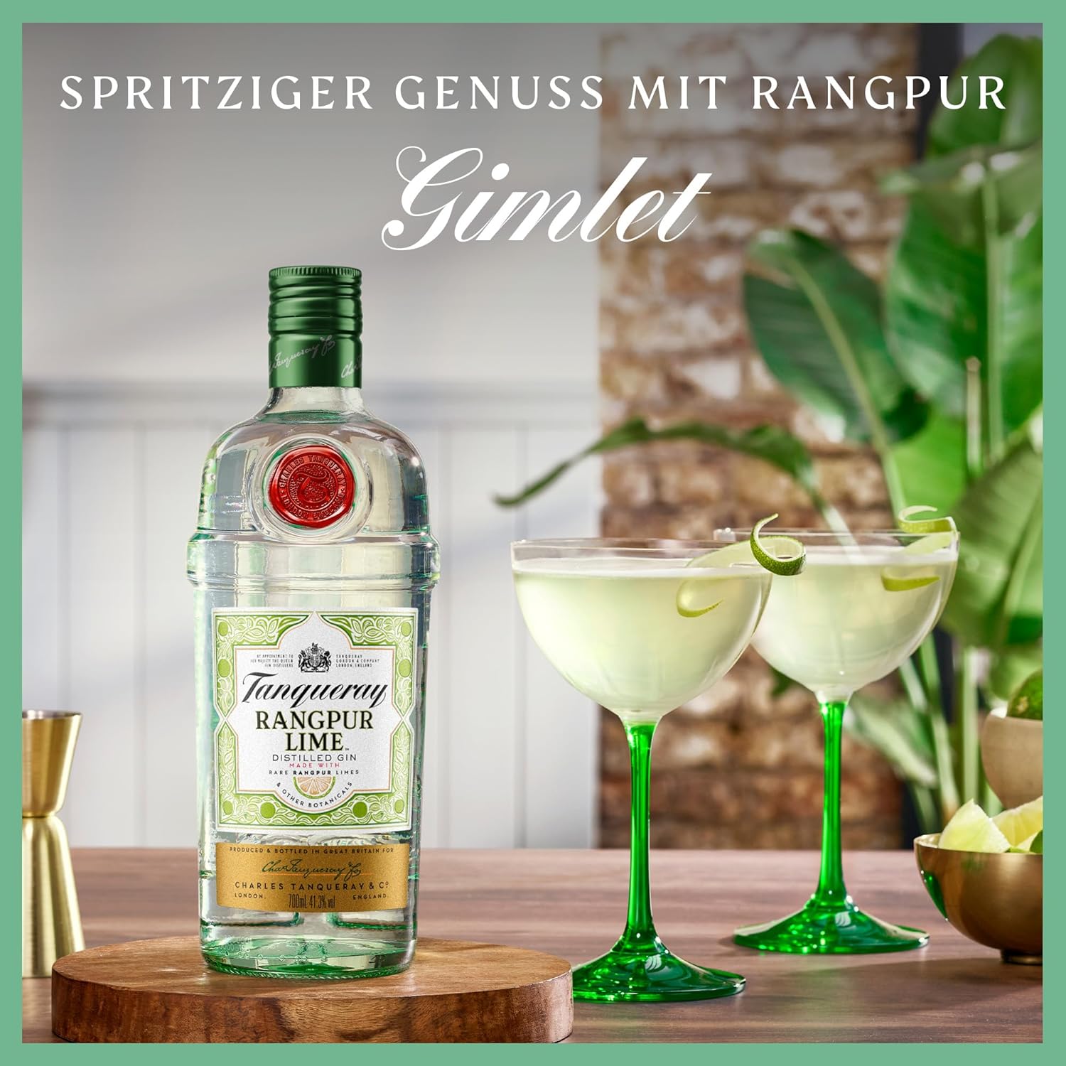 Tanqueray London Dry Gin | aromatischer Gin | 4-fach destilliert auf englischem Boden | 43,1% vol | 1000ml Einzelflasche