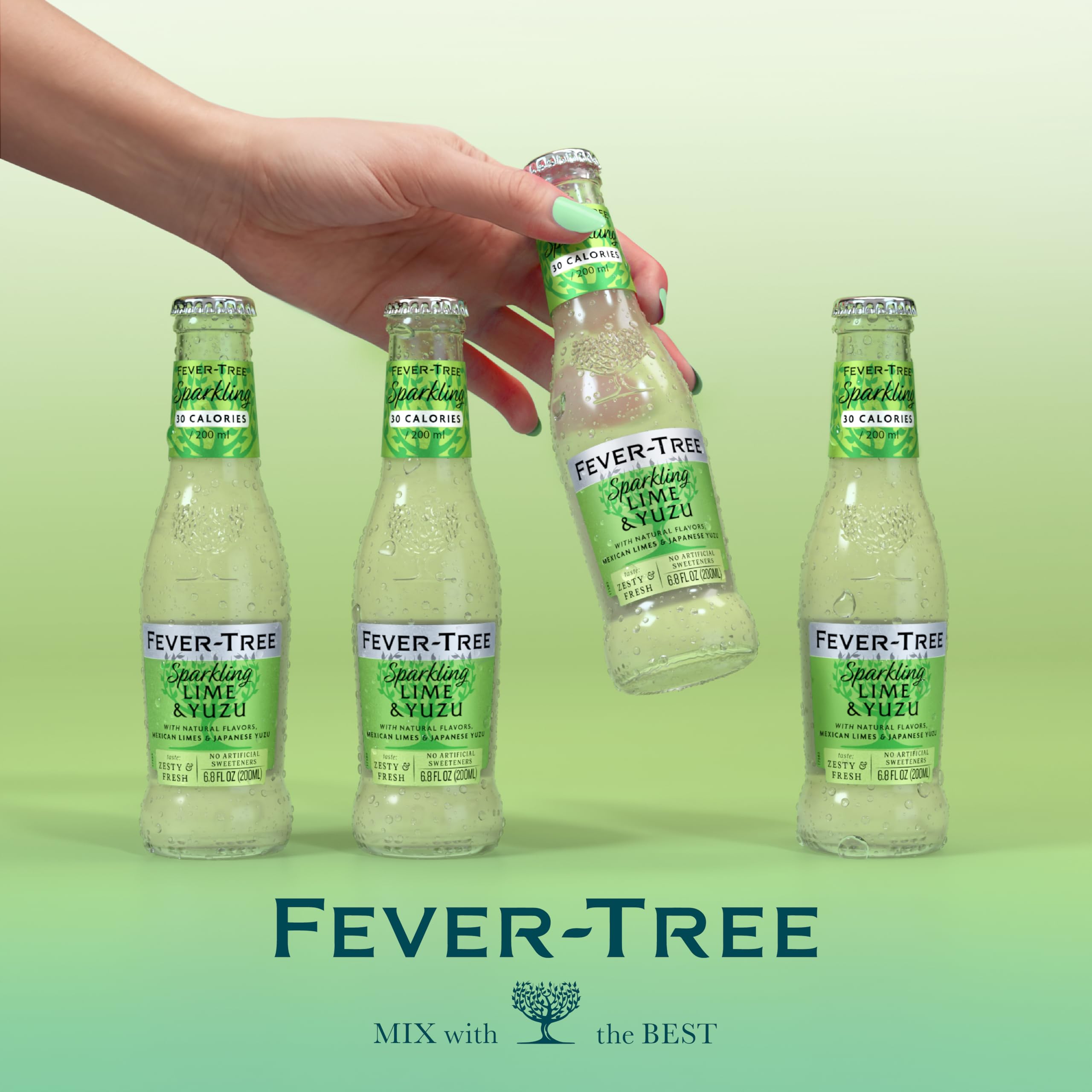 Fever Tree Club Soda Club Soda - Premium Quality Delicate with perfect carbonation - Refreshing Beverage for Cocktails & Mocktails. Naturally Sourced Ingredients, No Artificial Sweeteners or Colors - 5.07 Fl Oz (Pack of 24)(Packaging May Vary)