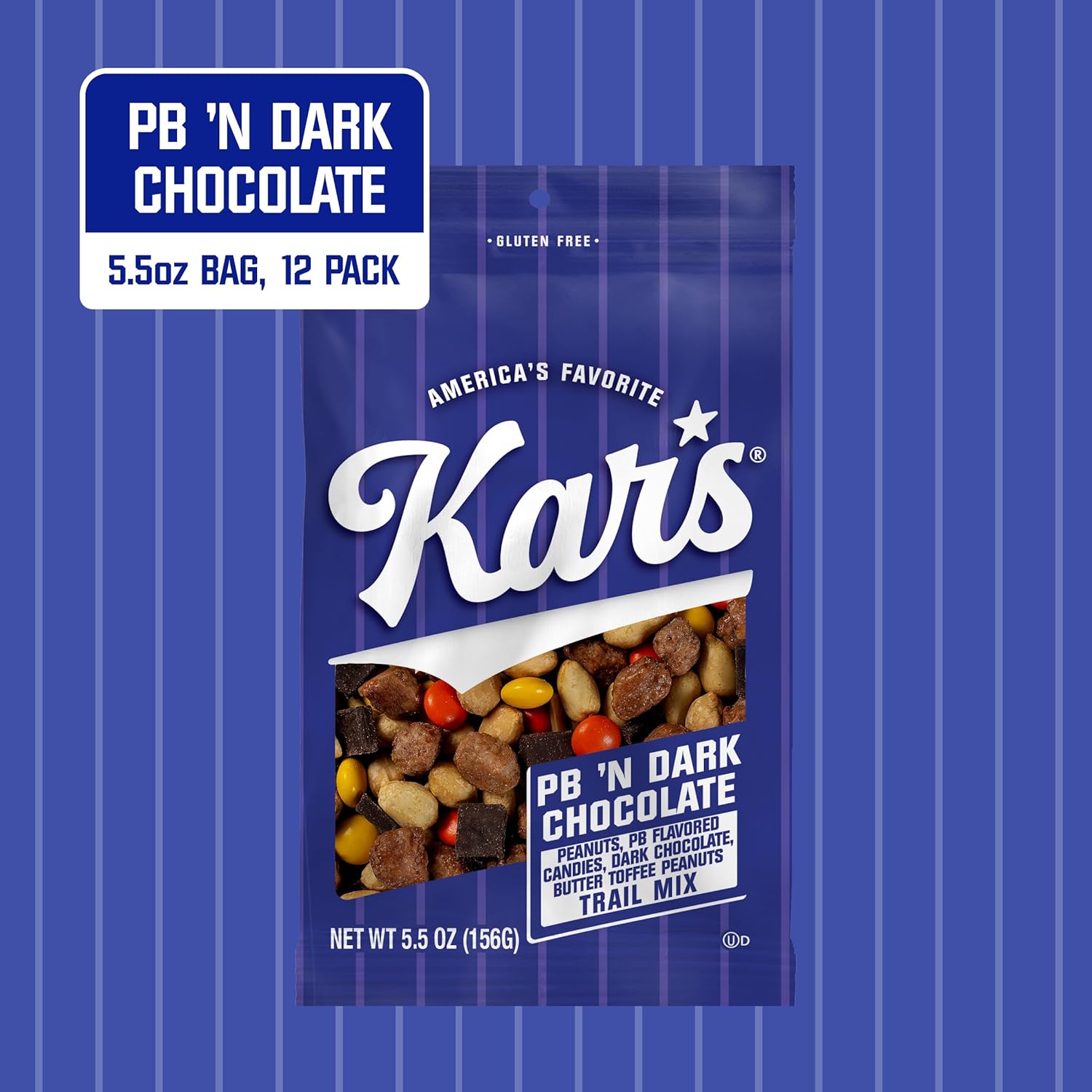 Kar's Nuts Sweet 'N Salty Trail Mix, 2 oz Pouch (Pack of 72), Gluten-Free Trail Mix Snack