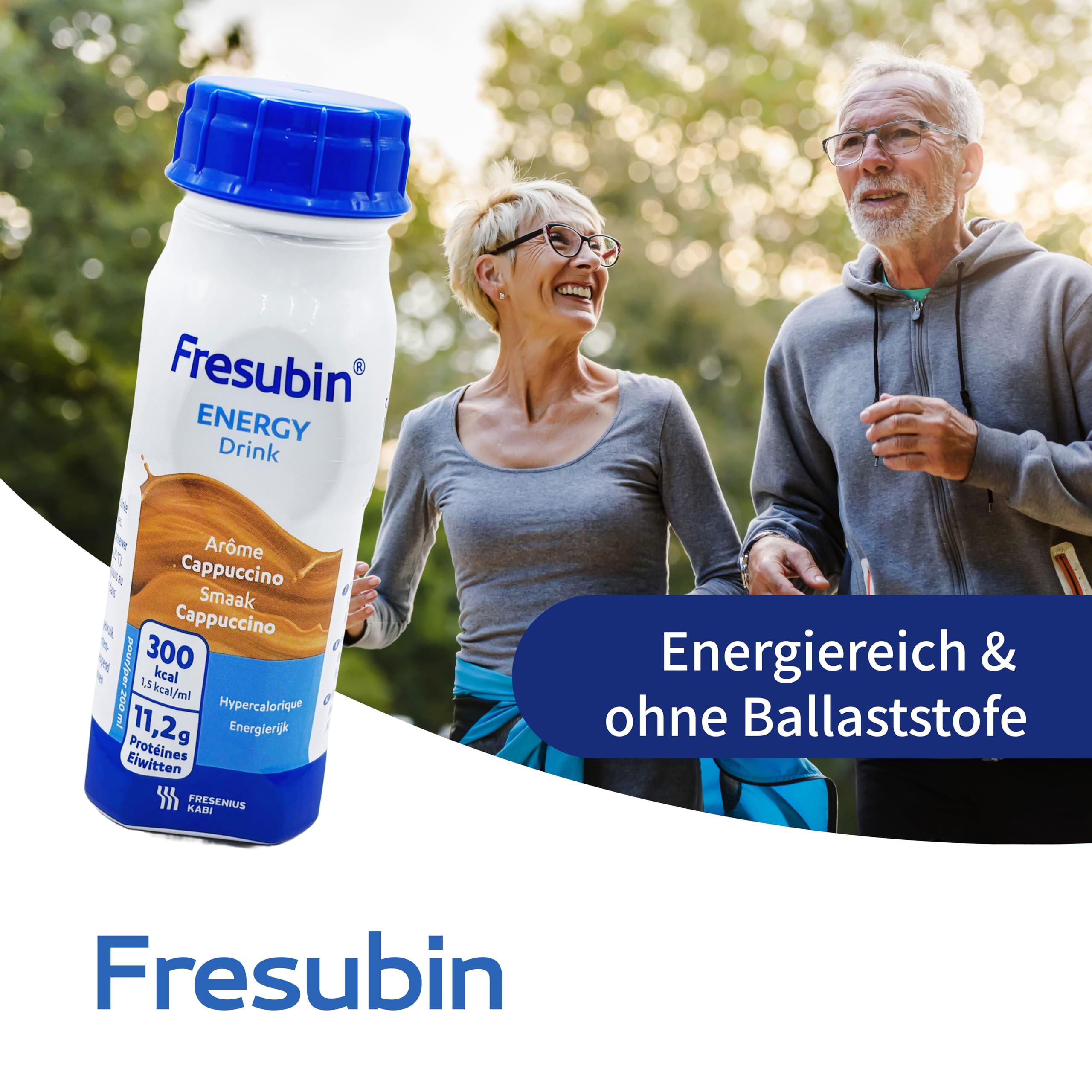 Fresubin Energy Drink - Mischkarton Hochkalorische Trinknahrung von Fresenius Kabi in 6 Geschmacksrichtungen, 300 kcal pro Flasche (200 ml (24er Pack), Mischkarton)