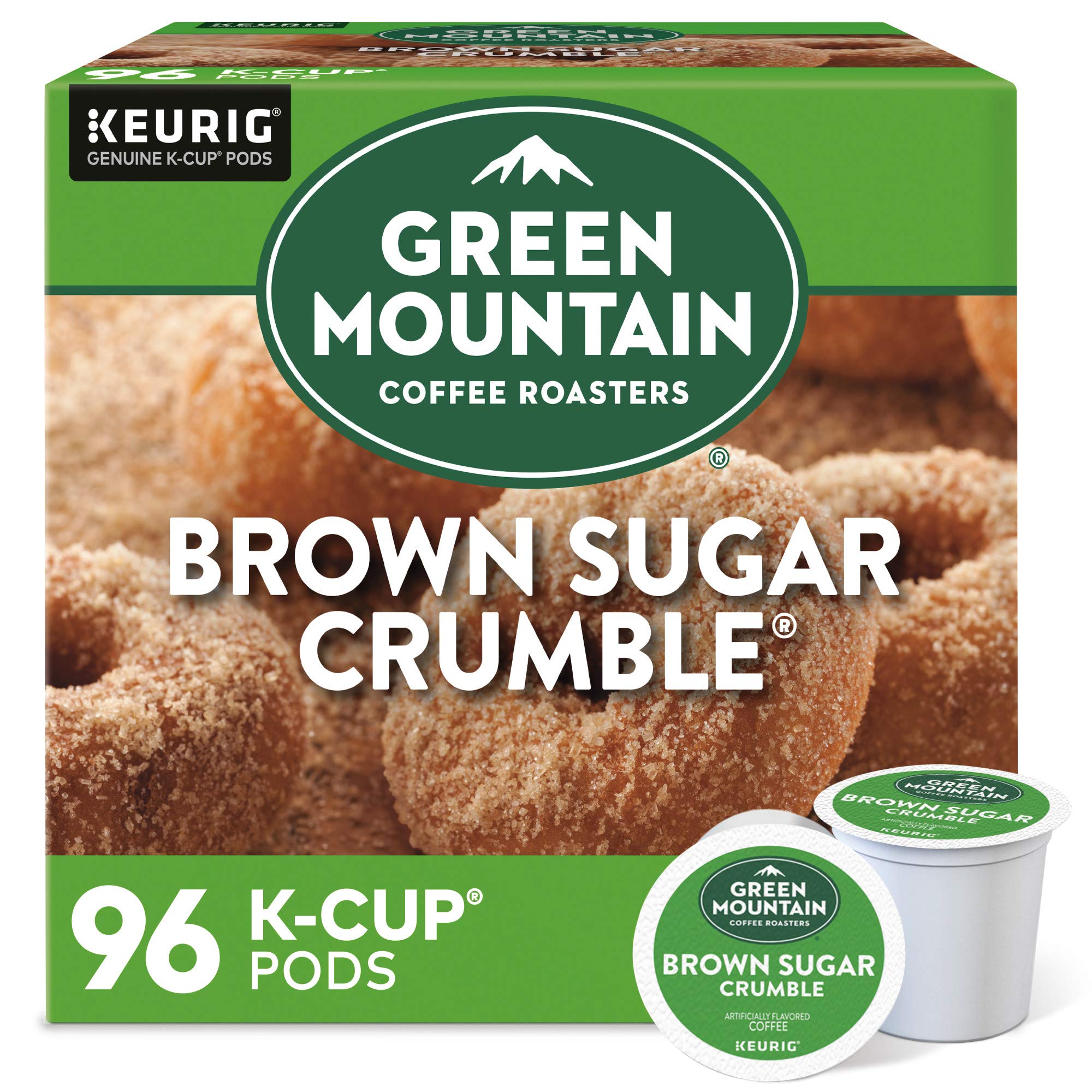 Green Mountain Coffee Roasters Caramel Vanilla Cream Keurig Single-Serve K-Cup pods, Light Roast Coffee, 72 Count