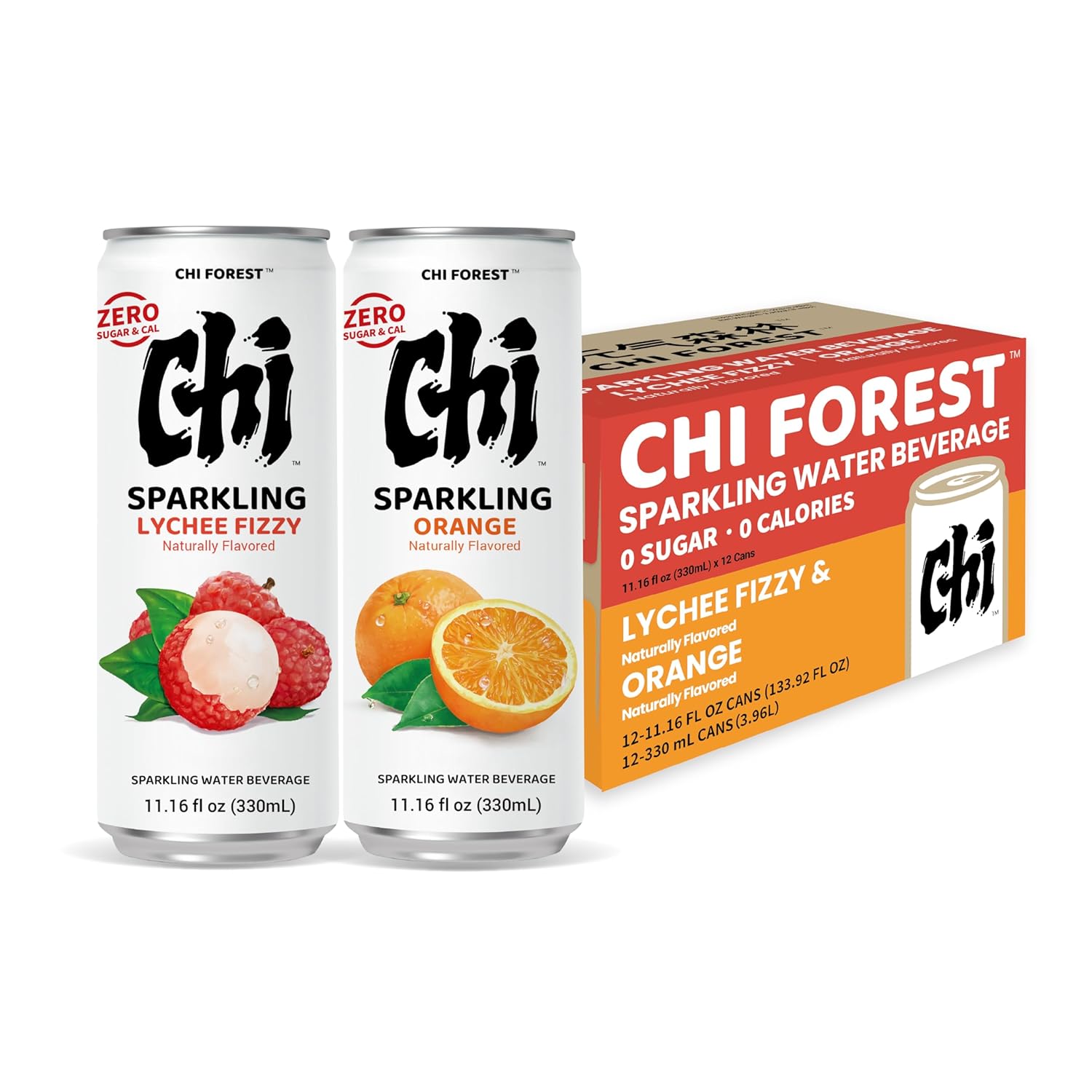CHI FOREST Lychee Fizzy Sparkling Water (11.16 fl oz* 24)
