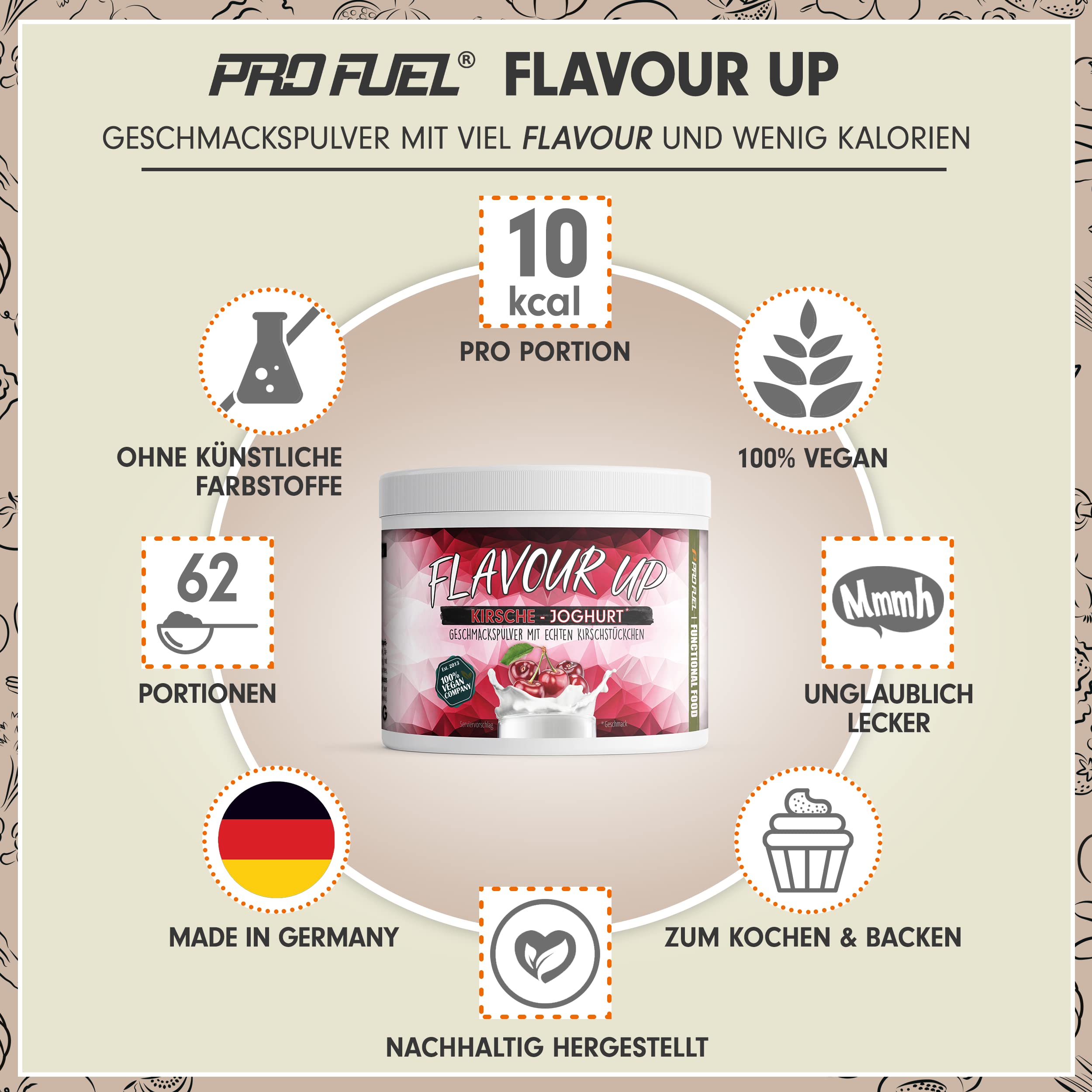 Geschmackspulver MIX PACK mit 8x30g Proben, 8 unglaublich leckere Flavours, nur 8-14 kcal pro Portion, Aroma & angenehme Süße, vielseitig einsetzbar für Lebensmittel & Getränke, FLAVOUR UP