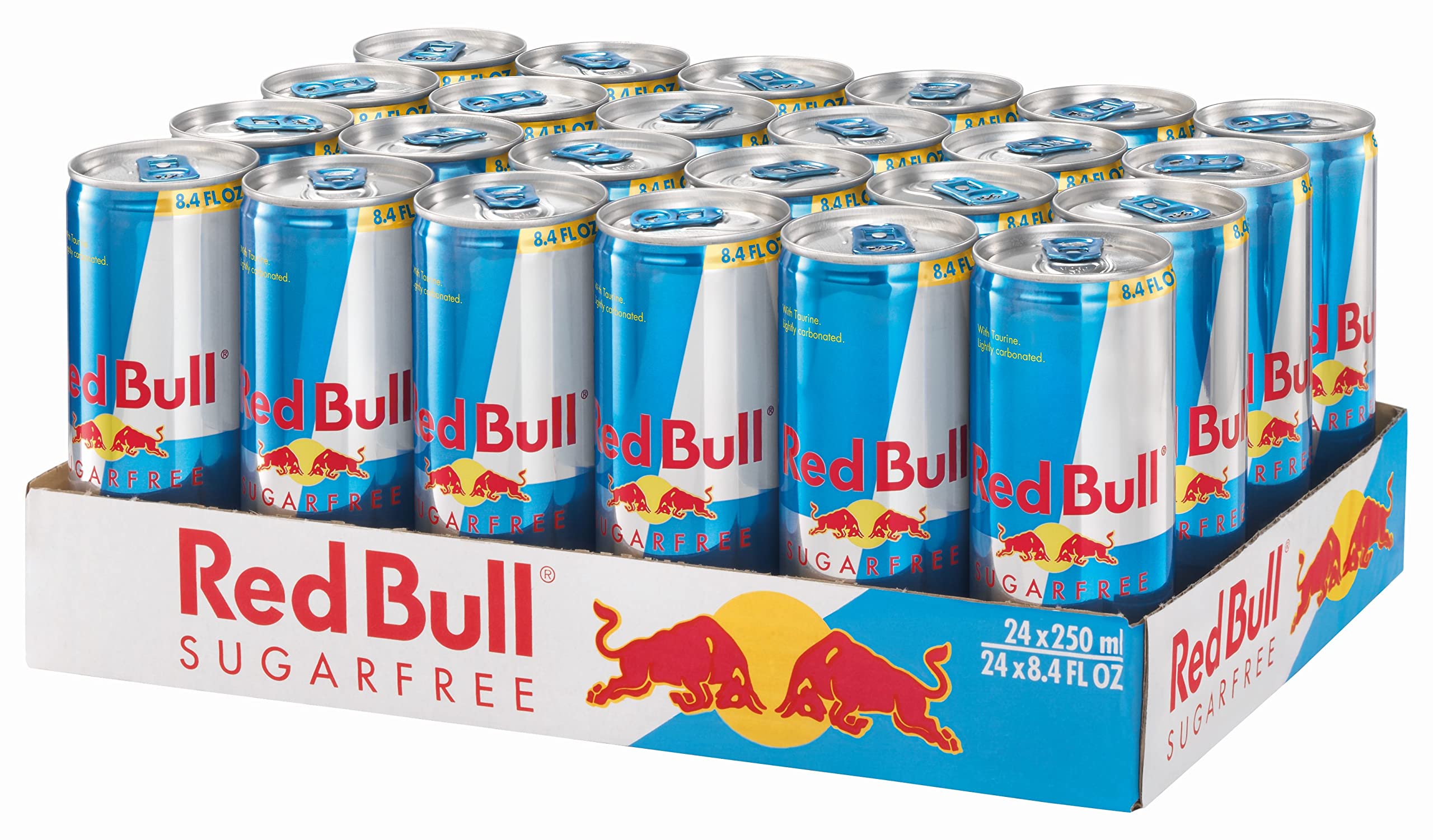 Red Bull Sugar Free Energy Drink with 151mg Caffeine plus Taurine & B Vitamins, 16 Fl Oz, Pack of 12 Cans