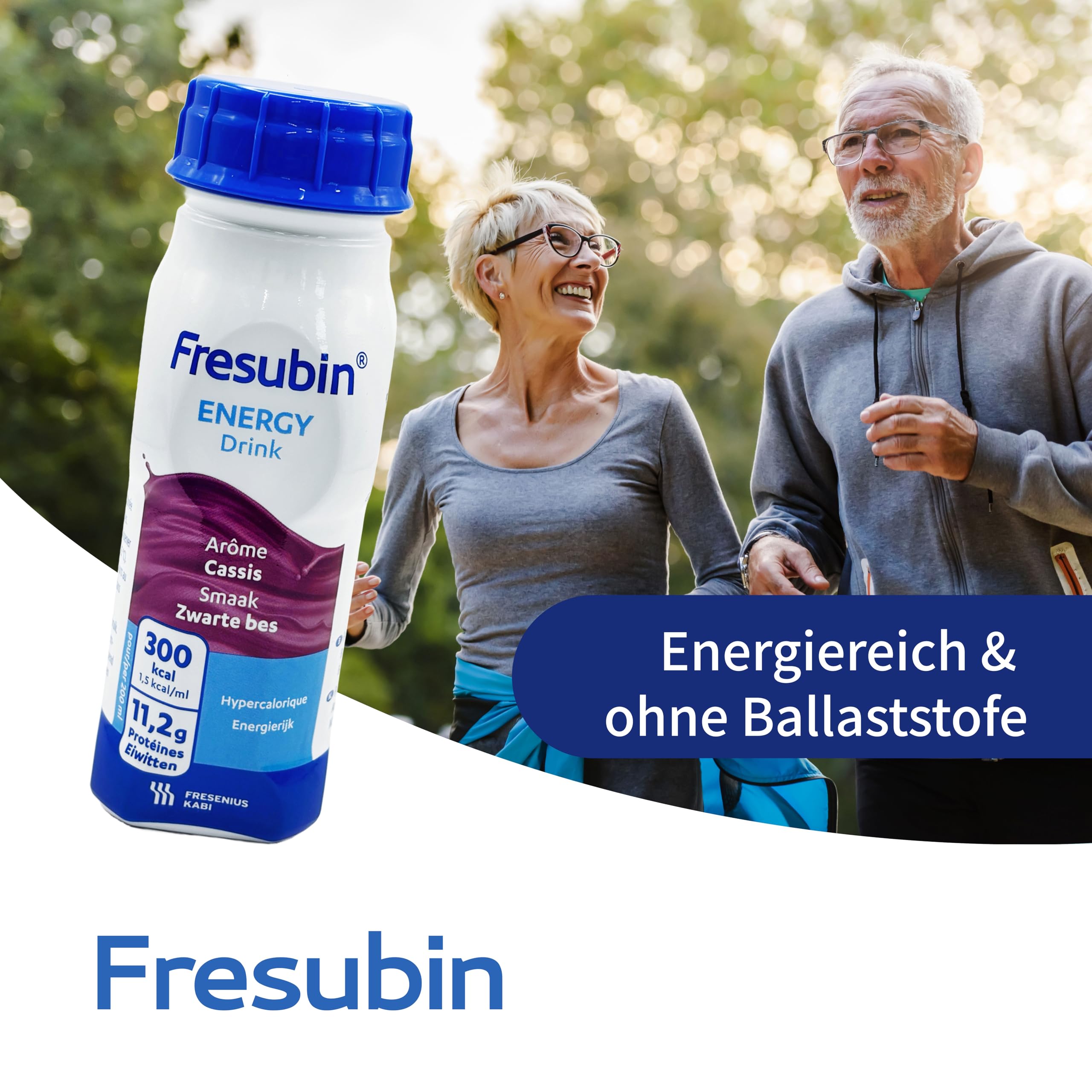 Fresubin Energy Drink - Mischkarton Hochkalorische Trinknahrung von Fresenius Kabi in 6 Geschmacksrichtungen, 300 kcal pro Flasche (200 ml (24er Pack), Mischkarton)